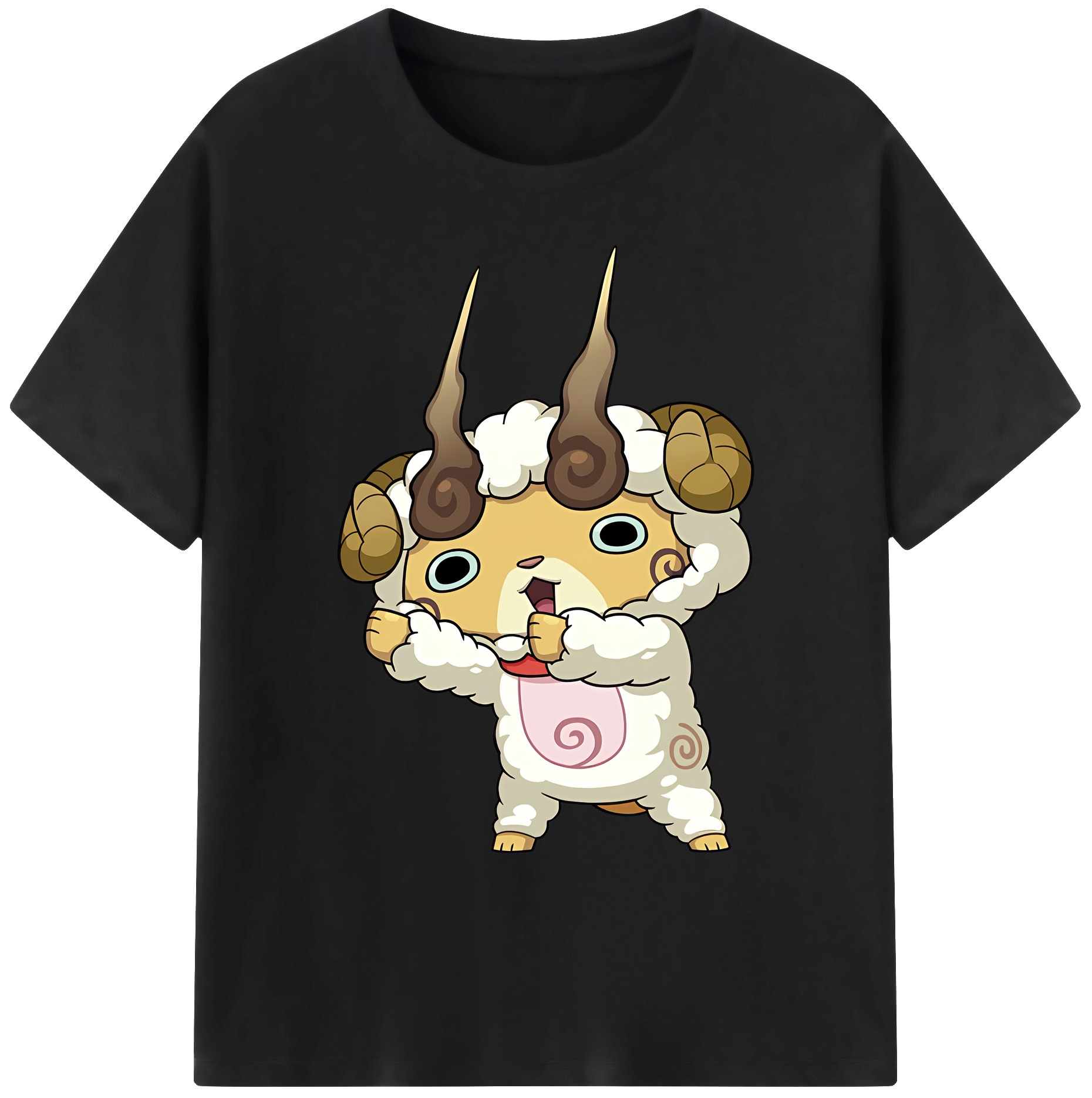 （画像用） 妖怪ウォッチ Yo-kai Watch 綿100％ メンズ半袖Tシャツ｜肌触りやわらか＆通気性