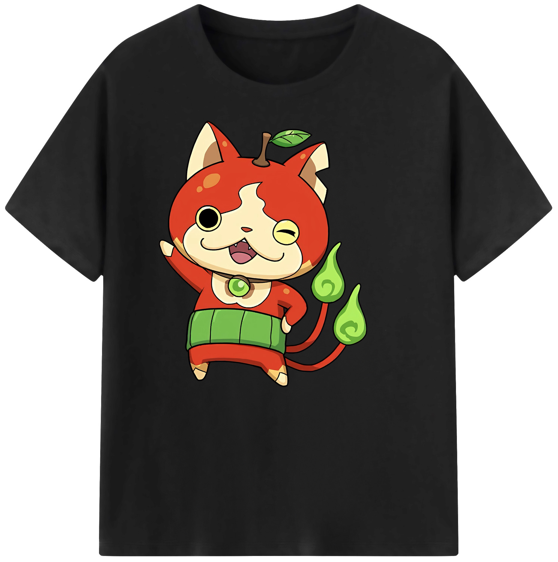 （画像用） 妖怪ウォッチ Yo-kai Watch 綿100％ メンズ半袖Tシャツ｜肌触りやわらか＆通気性