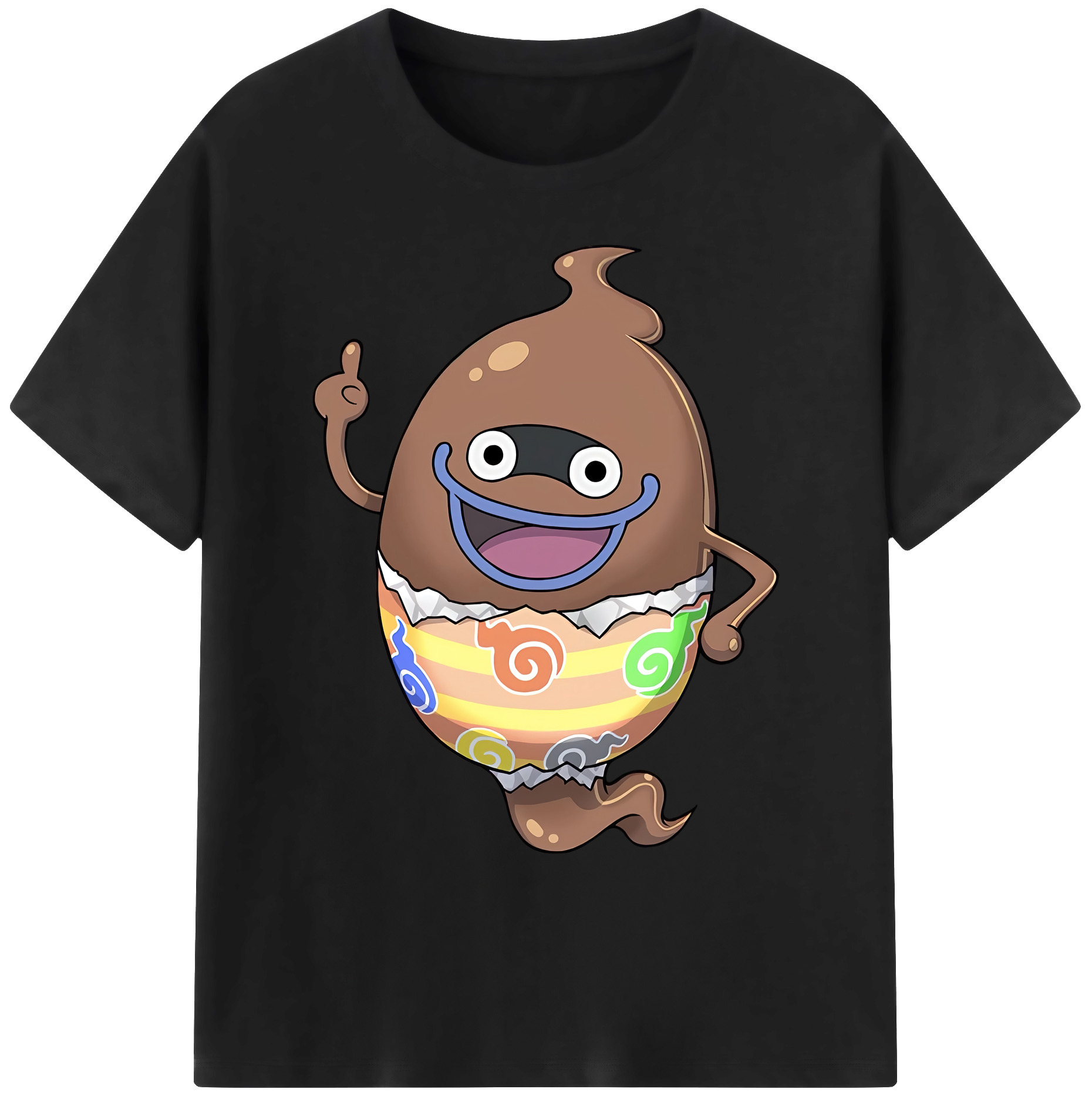 （画像用） 妖怪ウォッチ Yo-kai Watch 綿100％ メンズ半袖Tシャツ｜肌触りやわらか＆通気性