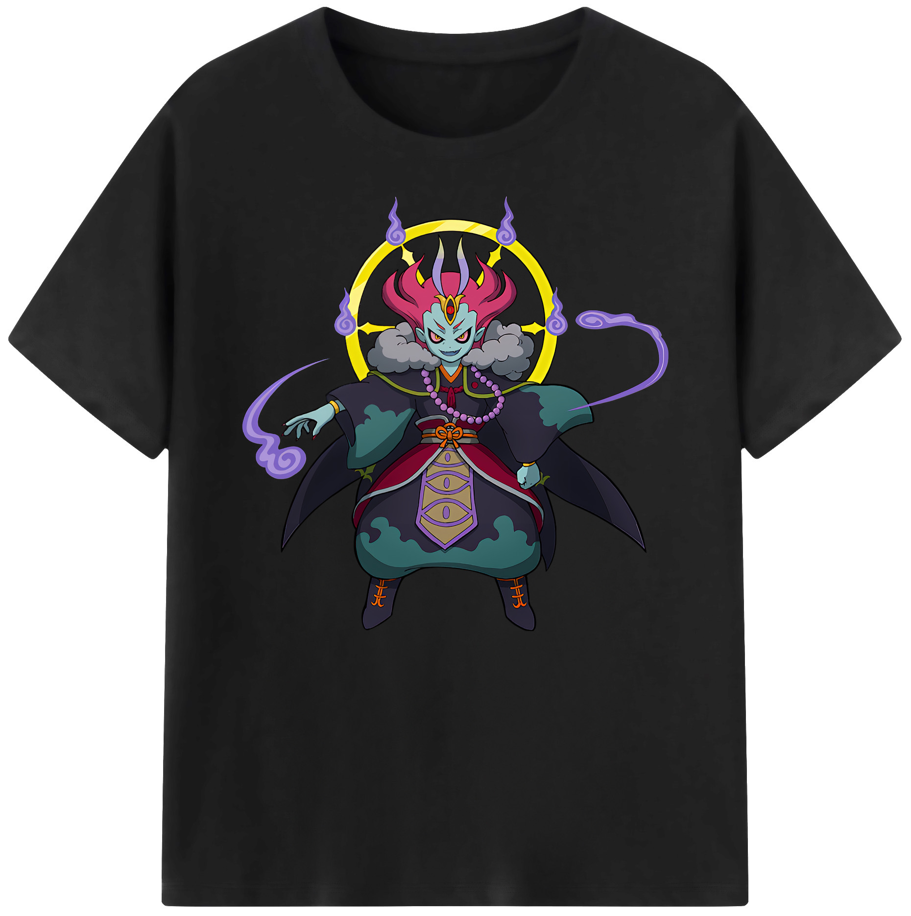 （画像用） 妖怪ウォッチ Yo-kai Watch 綿100％ メンズ半袖Tシャツ｜肌触りやわらか＆通気性
