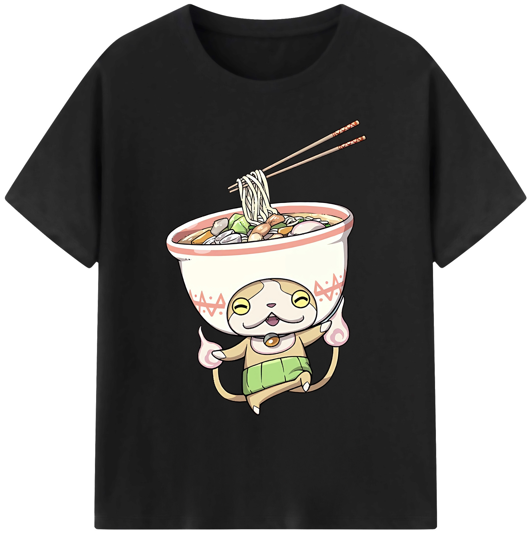 （画像用） 妖怪ウォッチ Yo-kai Watch 綿100％ メンズ半袖Tシャツ｜肌触りやわらか＆通気性
