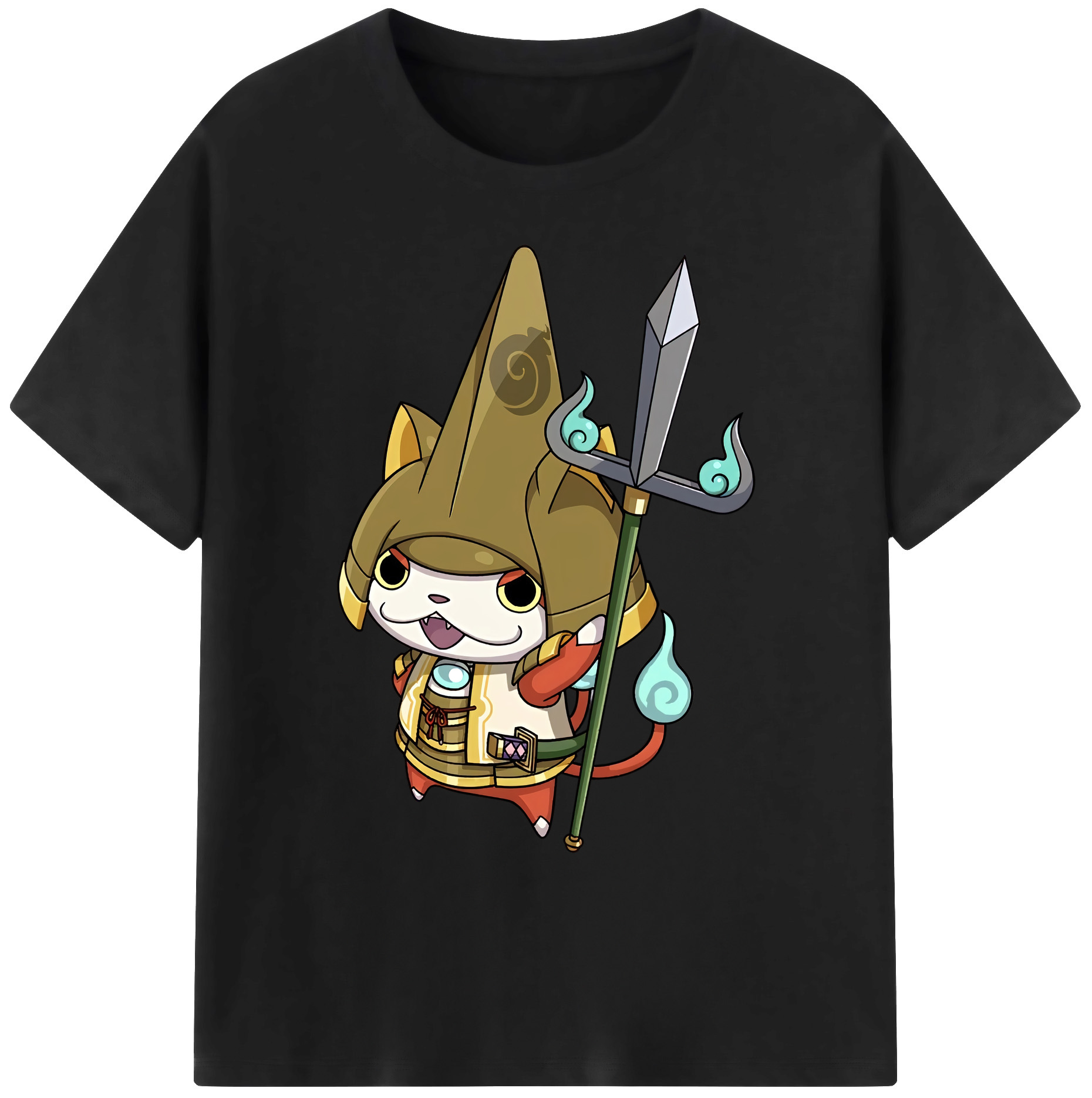 （画像用） 妖怪ウォッチ Yo-kai Watch 綿100％ メンズ半袖Tシャツ｜肌触りやわらか＆通気性