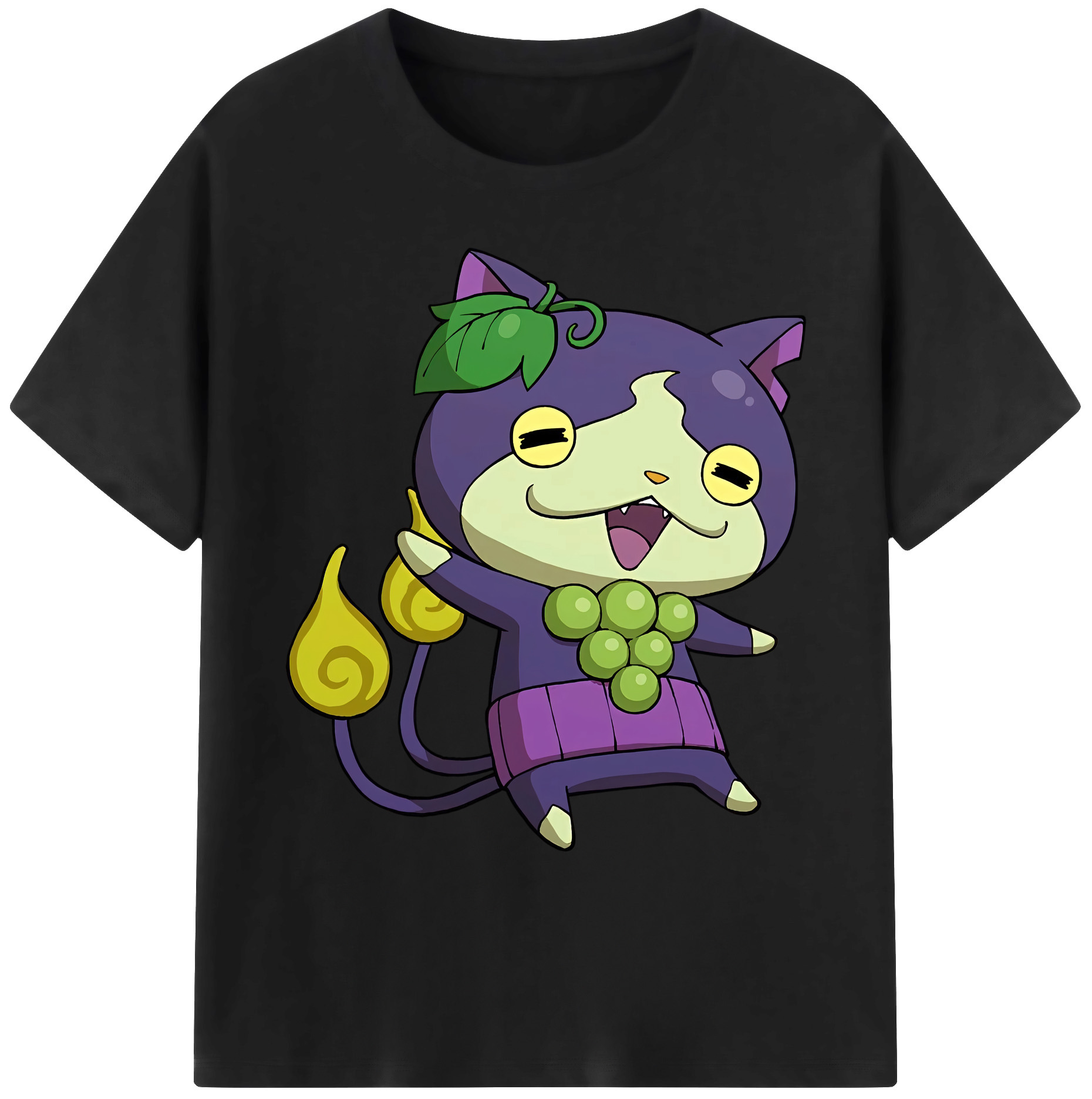 （画像用） 妖怪ウォッチ Yo-kai Watch 綿100％ メンズ半袖Tシャツ｜肌触りやわらか＆通気性