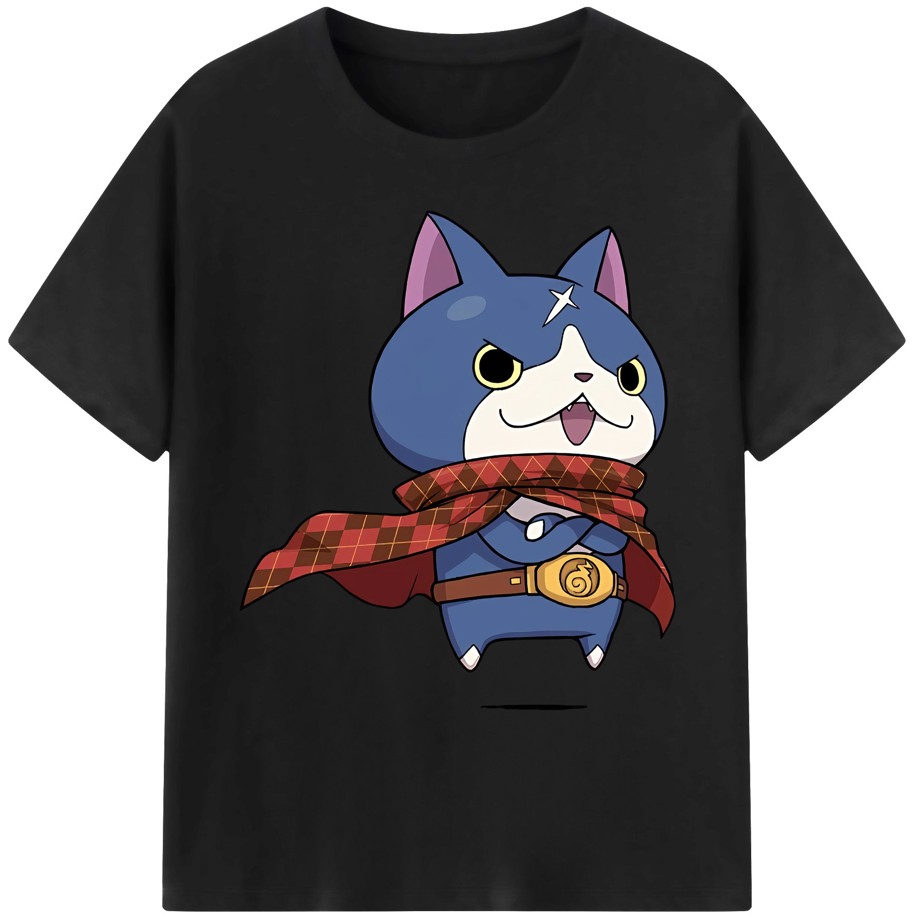 （画像用） 妖怪ウォッチ Yo-kai Watch 綿100％ メンズ半袖Tシャツ｜肌触りやわらか＆通気性
