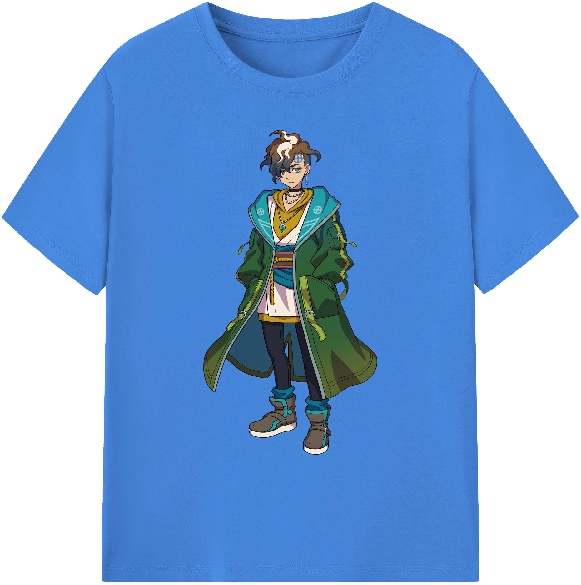 （画像用） 妖怪ウォッチ Yo-kai Watch 綿100％ メンズ半袖Tシャツ｜肌触りやわらか＆通気性