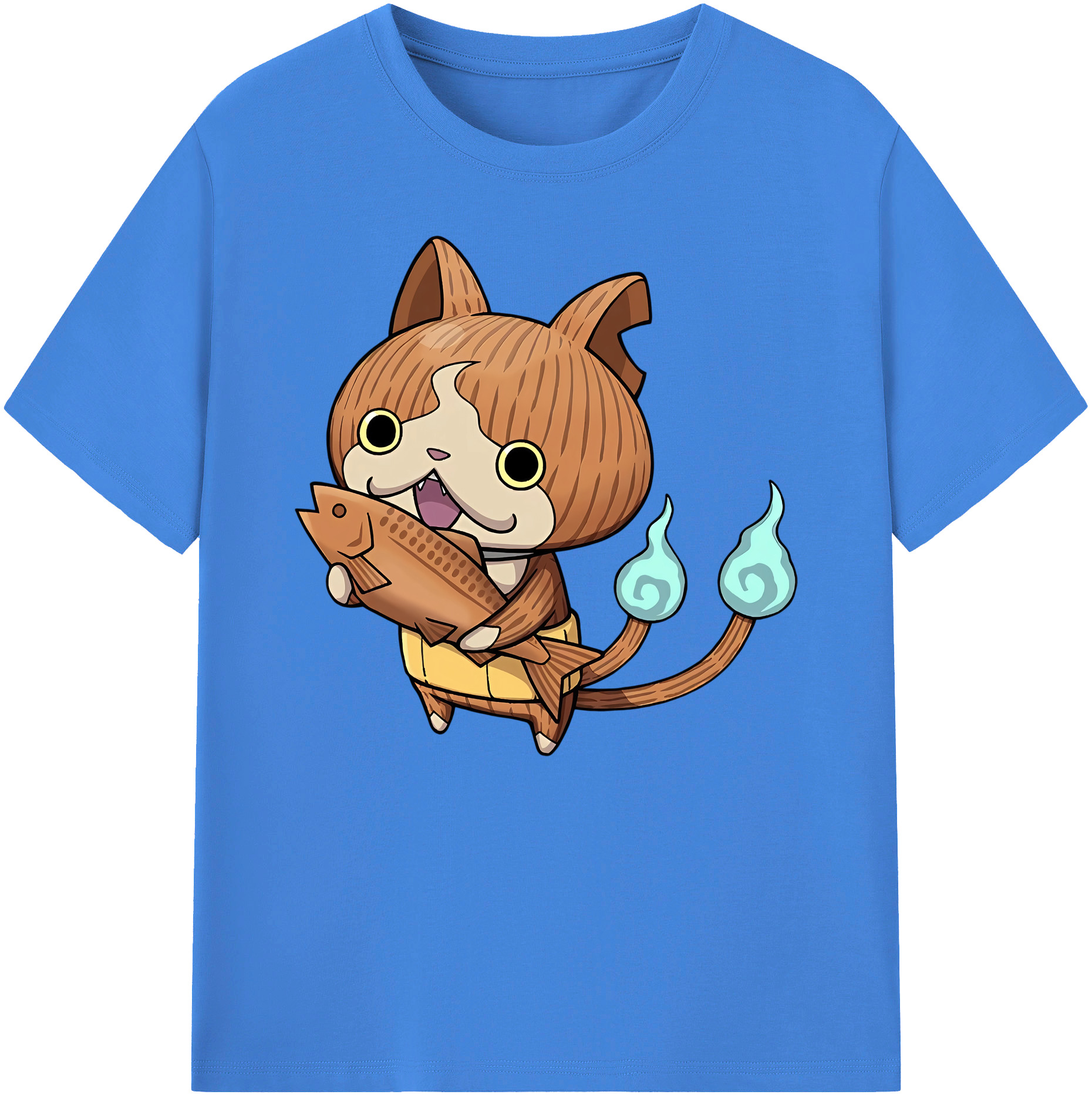 （画像用） 妖怪ウォッチ Yo-kai Watch 綿100％ メンズ半袖Tシャツ｜肌触りやわらか＆通気性