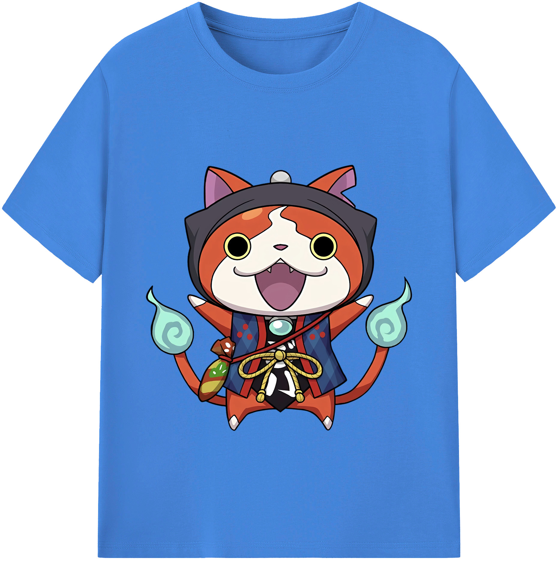 （画像用） 妖怪ウォッチ Yo-kai Watch 綿100％ メンズ半袖Tシャツ｜肌触りやわらか＆通気性