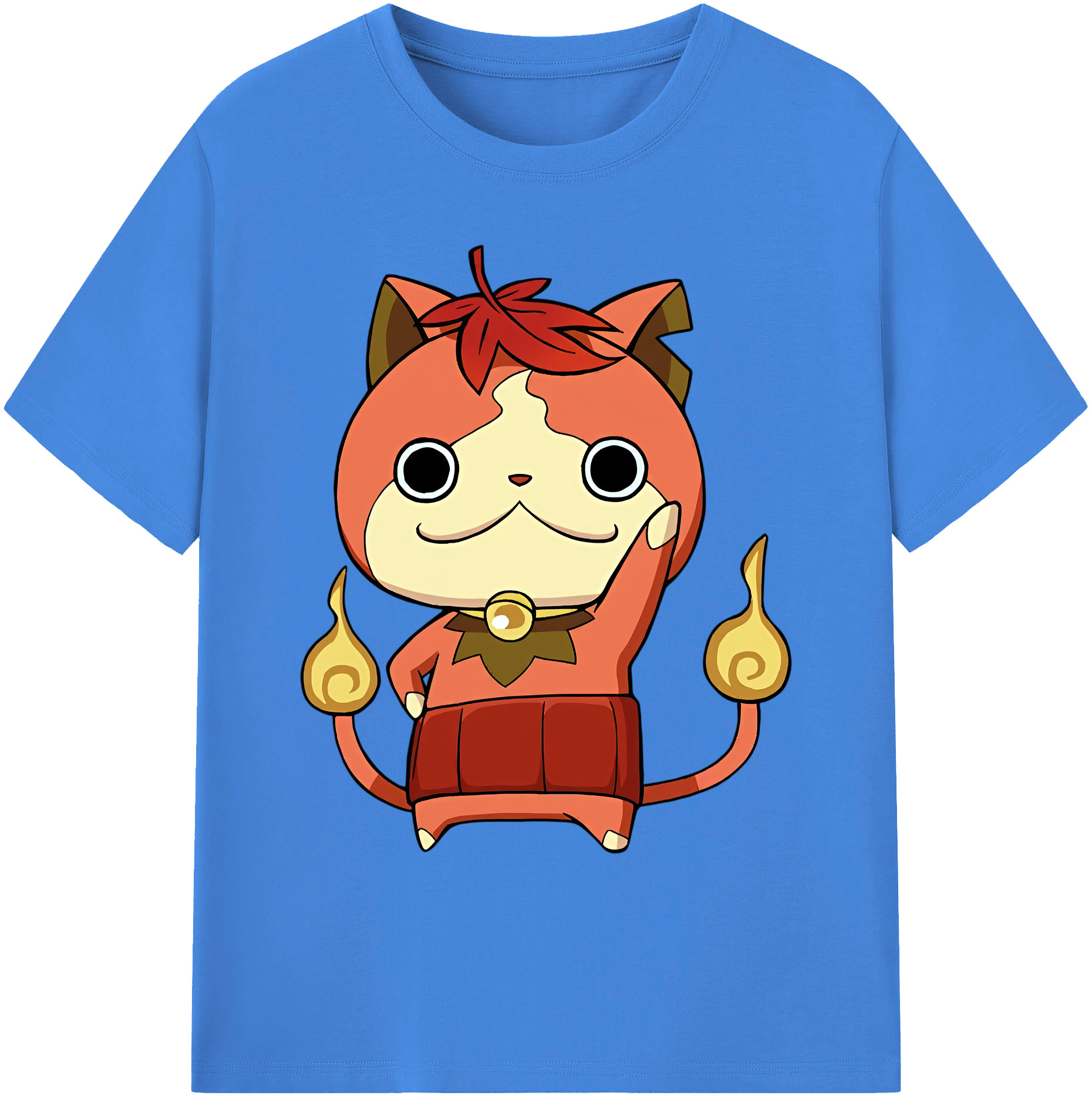 （画像用） 妖怪ウォッチ Yo-kai Watch 綿100％ メンズ半袖Tシャツ｜肌触りやわらか＆通気性
