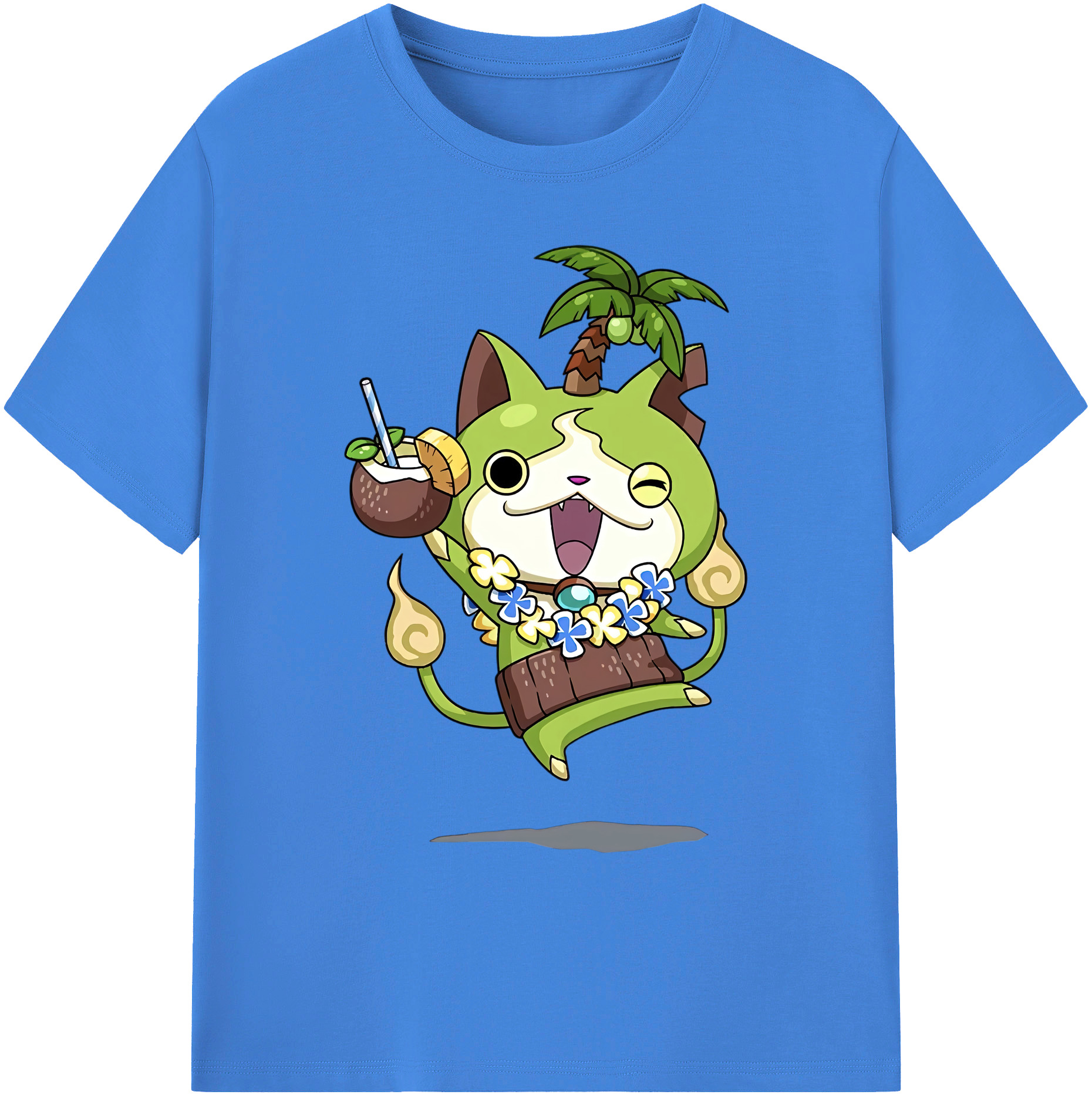 （画像用） 妖怪ウォッチ Yo-kai Watch 綿100％ メンズ半袖Tシャツ｜肌触りやわらか＆通気性