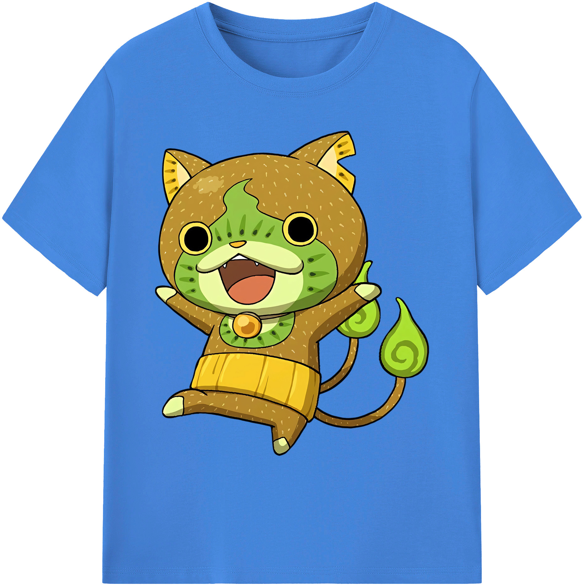 （画像用） 妖怪ウォッチ Yo-kai Watch 綿100％ メンズ半袖Tシャツ｜肌触りやわらか＆通気性