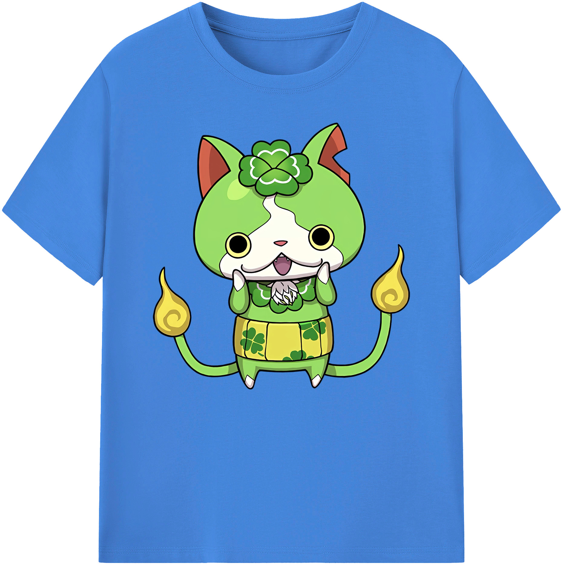 （画像用） 妖怪ウォッチ Yo-kai Watch 綿100％ メンズ半袖Tシャツ｜肌触りやわらか＆通気性