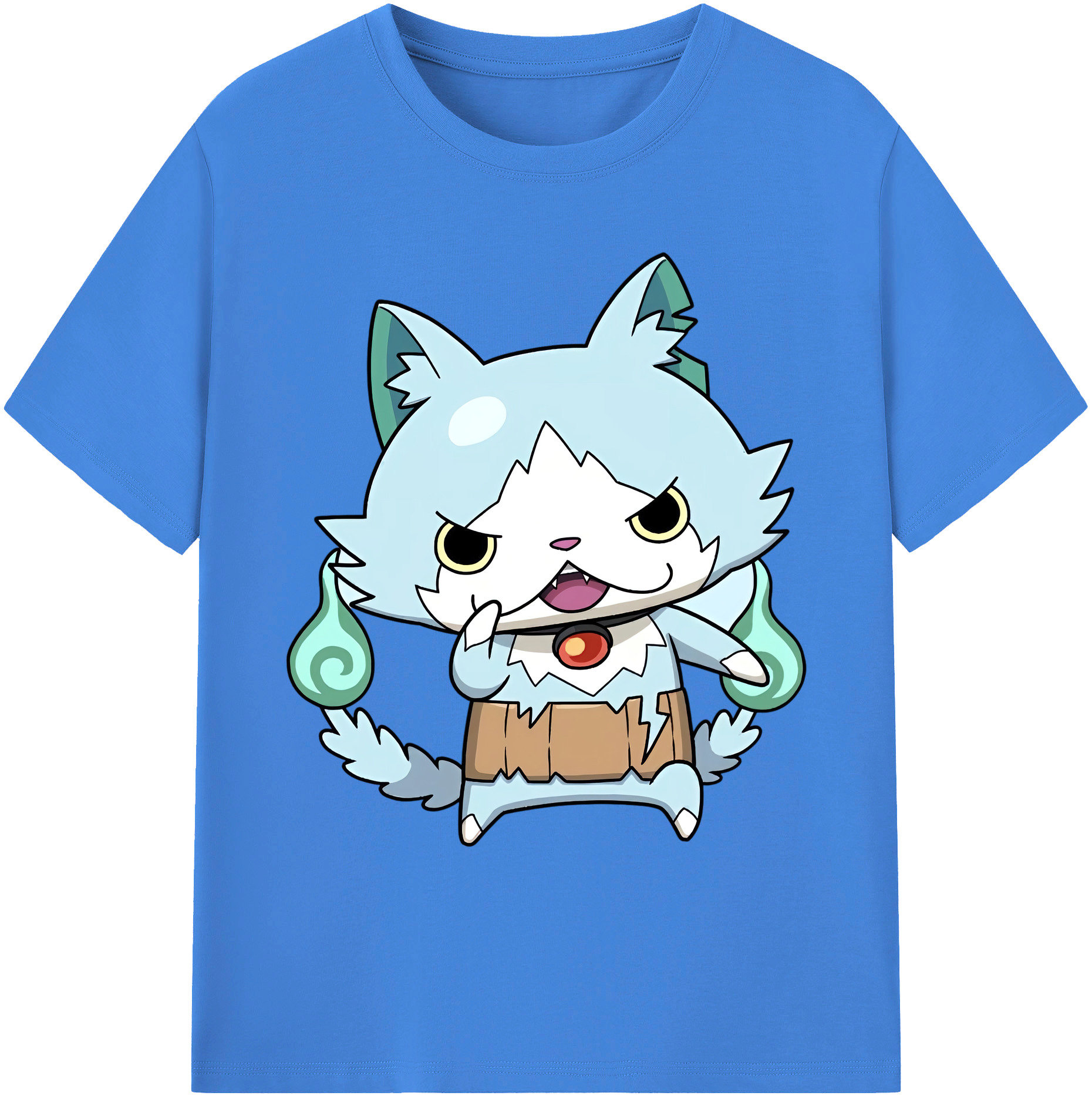 （画像用） 妖怪ウォッチ Yo-kai Watch 綿100％ メンズ半袖Tシャツ｜肌触りやわらか＆通気性