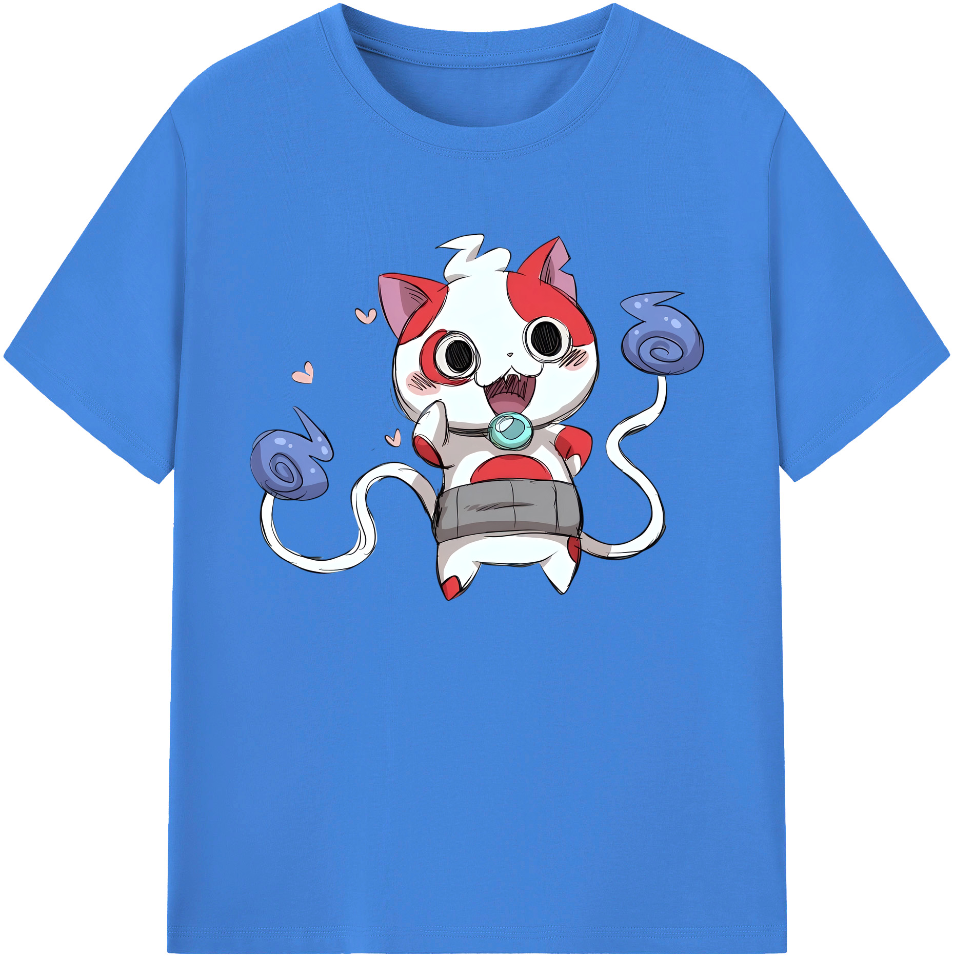 （画像用） 妖怪ウォッチ Yo-kai Watch 綿100％ メンズ半袖Tシャツ｜肌触りやわらか＆通気性