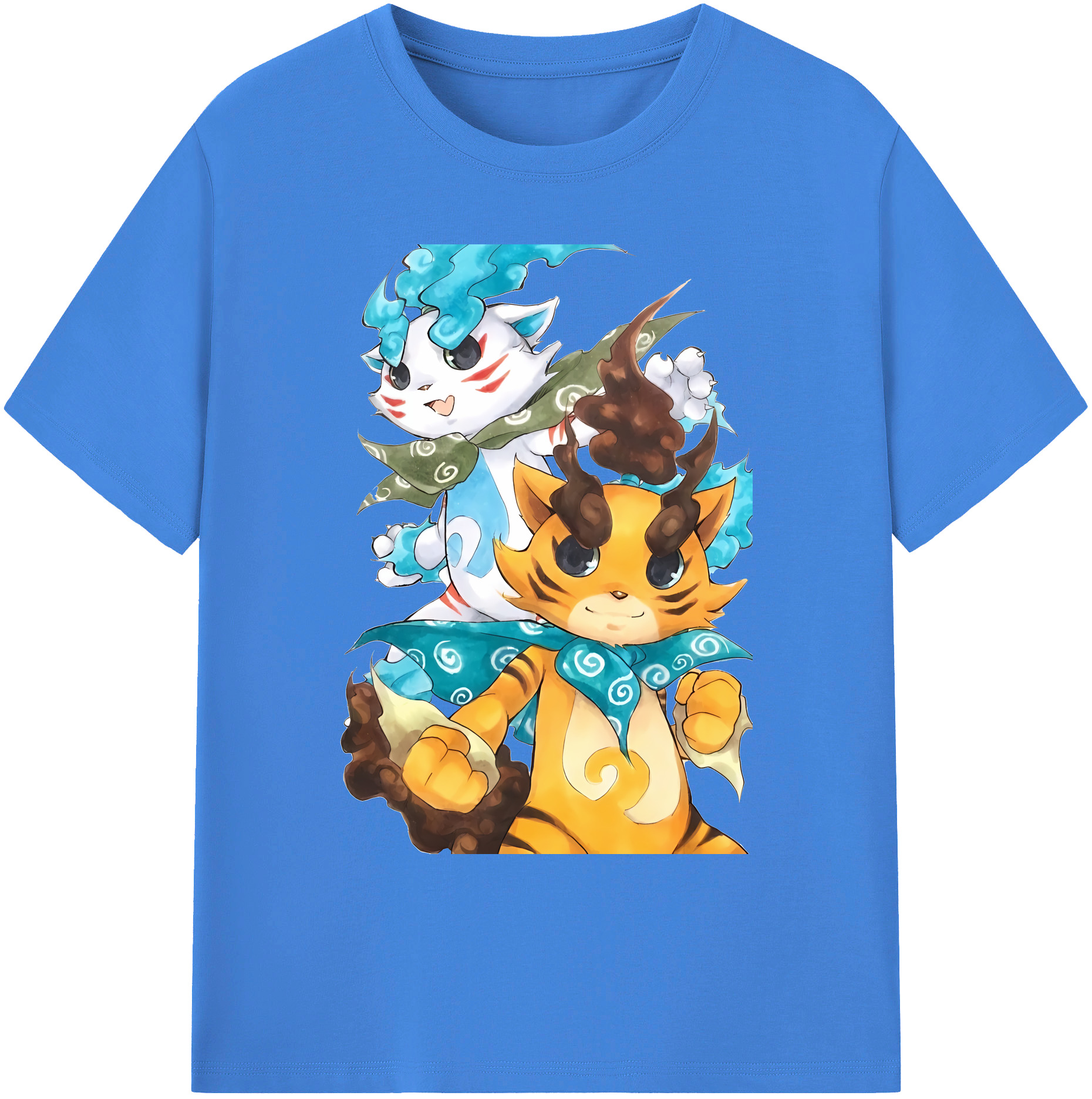 （画像用） 妖怪ウォッチ Yo-kai Watch 綿100％ メンズ半袖Tシャツ｜肌触りやわらか＆通気性