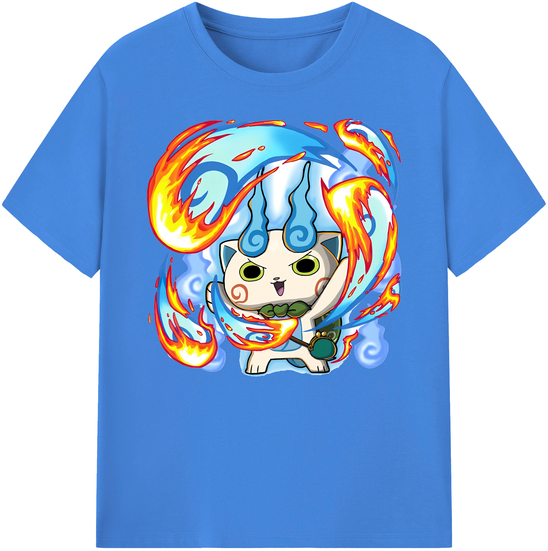 （画像用） 妖怪ウォッチ Yo-kai Watch 綿100％ メンズ半袖Tシャツ｜肌触りやわらか＆通気性