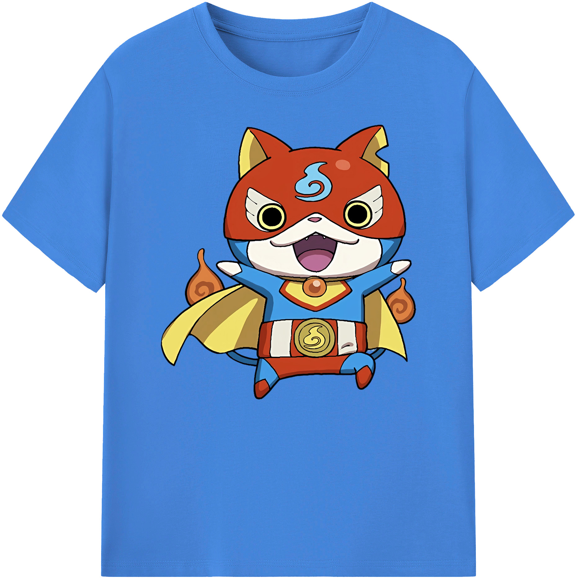 （画像用） 妖怪ウォッチ Yo-kai Watch 綿100％ メンズ半袖Tシャツ｜肌触りやわらか＆通気性