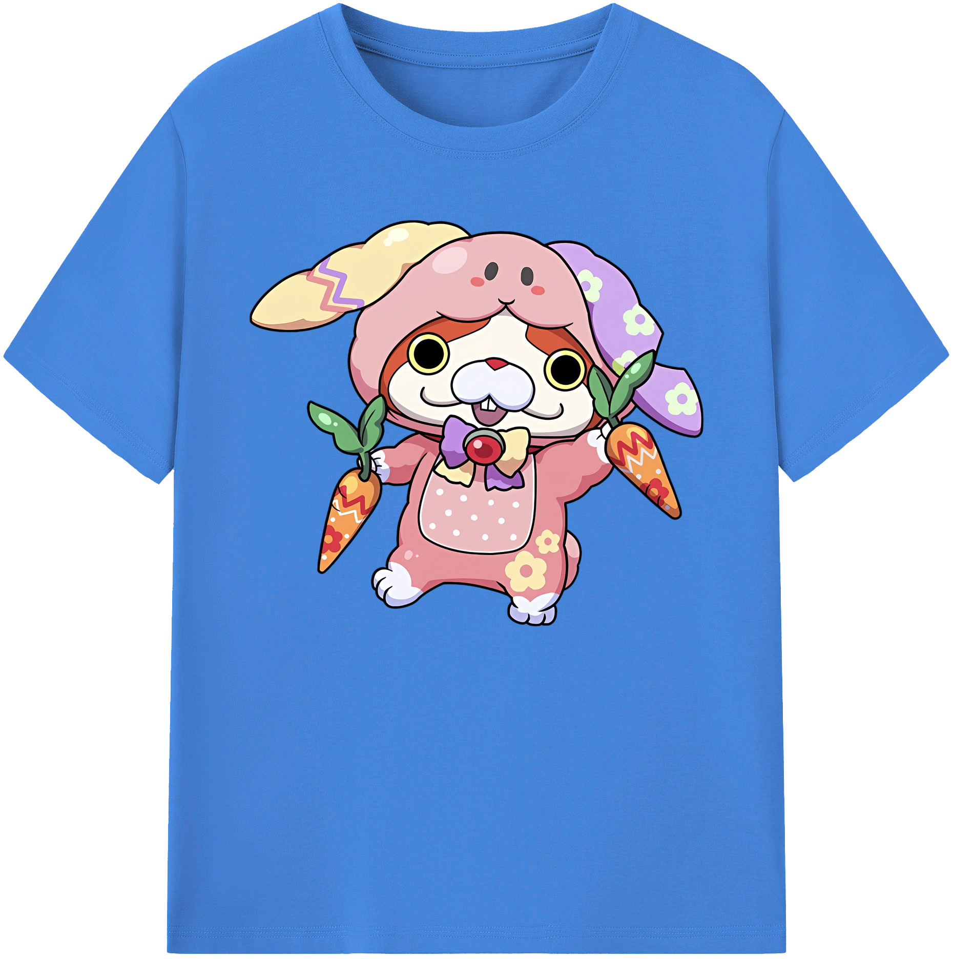 （画像用） 妖怪ウォッチ Yo-kai Watch 綿100％ メンズ半袖Tシャツ｜肌触りやわらか＆通気性