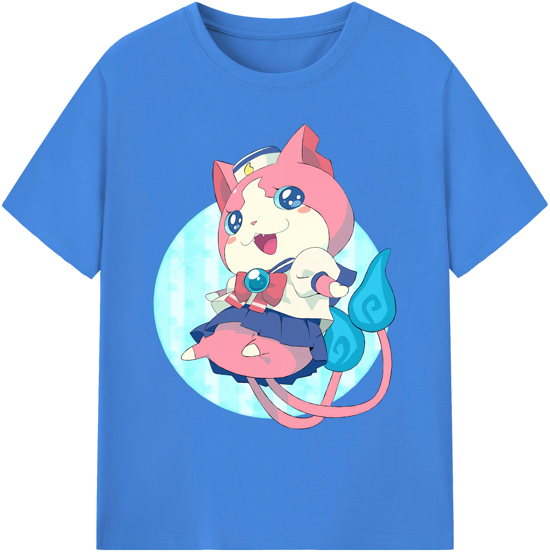 （画像用） 妖怪ウォッチ Yo-kai Watch 綿100％ メンズ半袖Tシャツ｜肌触りやわらか＆通気性