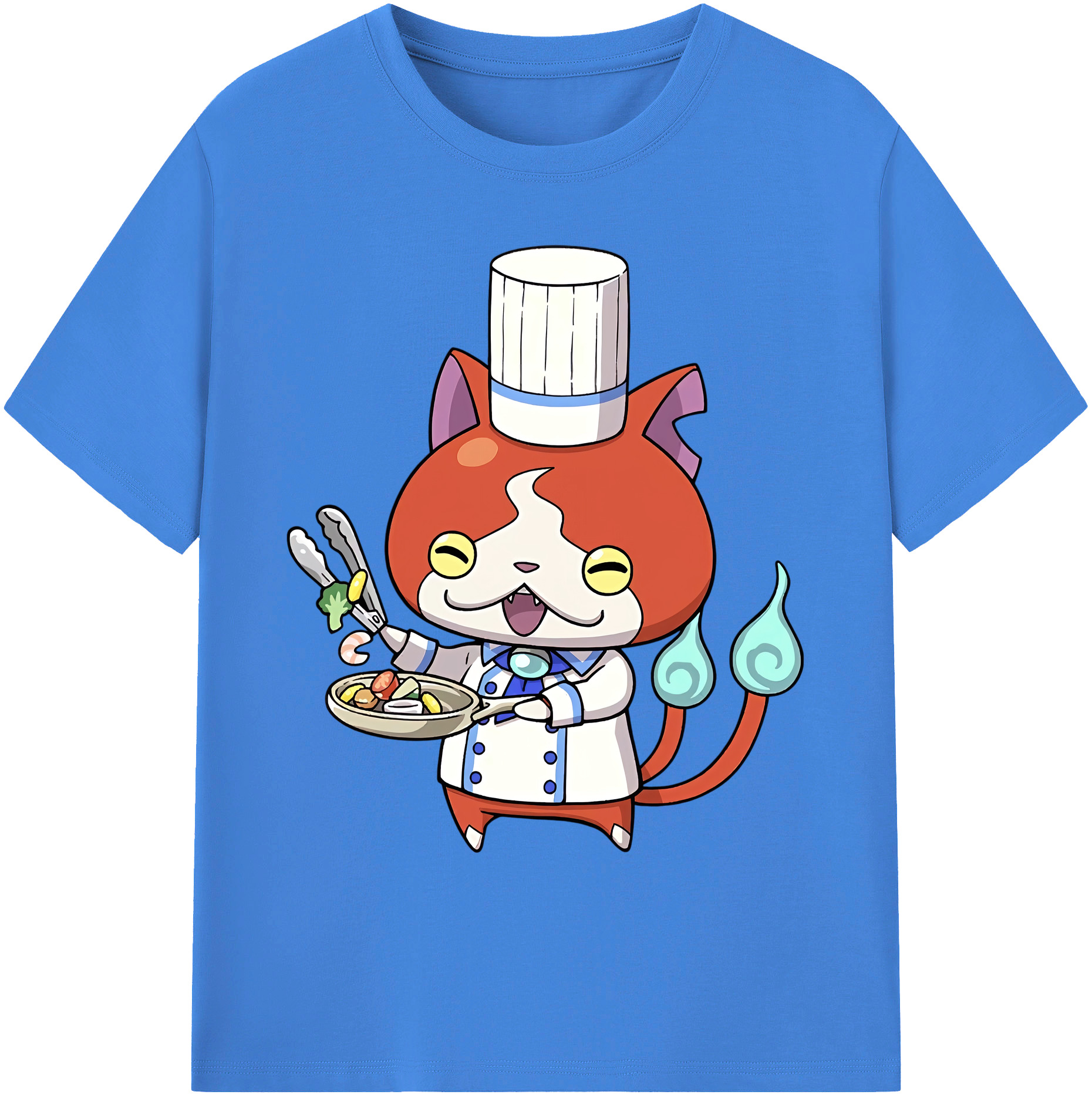 （画像用） 妖怪ウォッチ Yo-kai Watch 綿100％ メンズ半袖Tシャツ｜肌触りやわらか＆通気性
