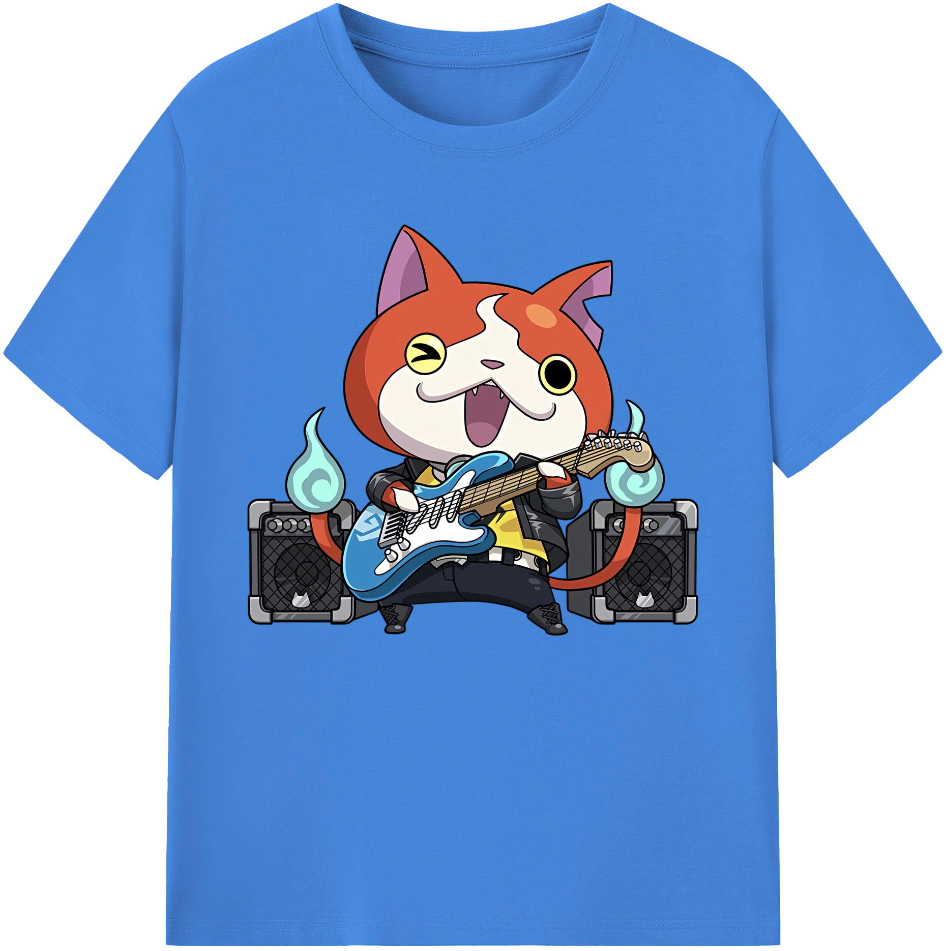 妖怪ウォッチ Yo-kai Watch 綿100％ メンズ半袖Tシャツ｜肌触りやわらか＆通気性
