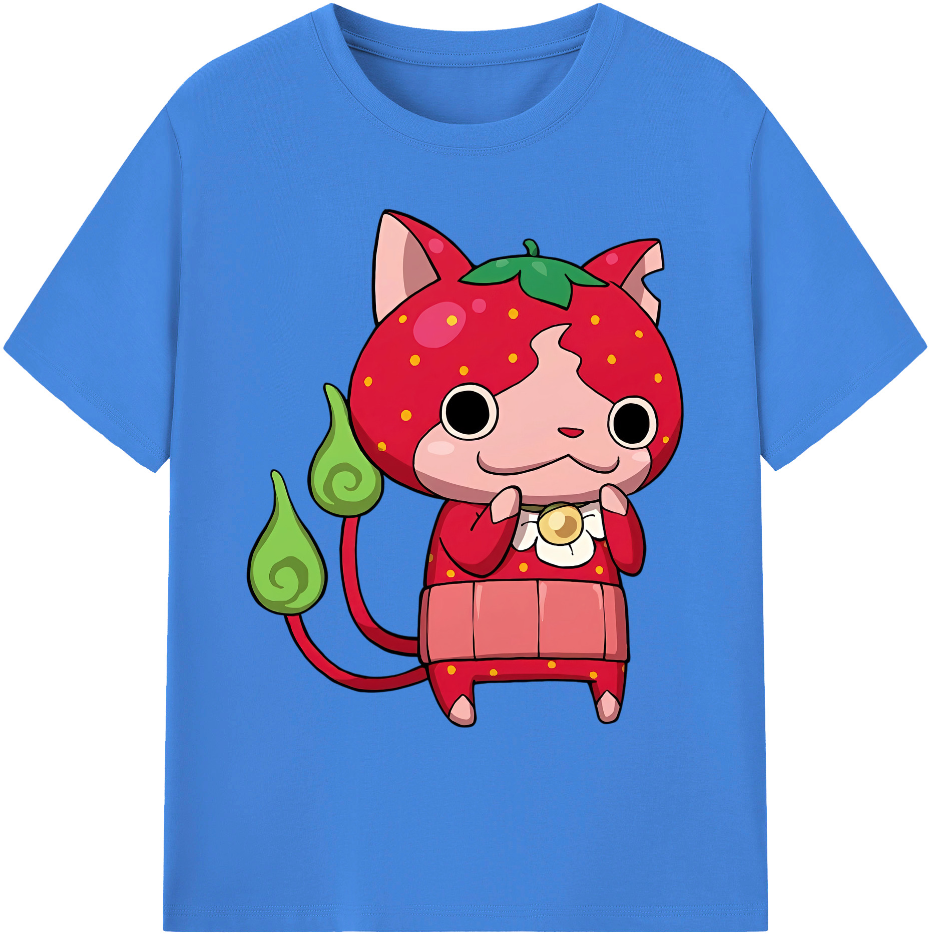 （画像用） 妖怪ウォッチ Yo-kai Watch 綿100％ メンズ半袖Tシャツ｜肌触りやわらか＆通気性