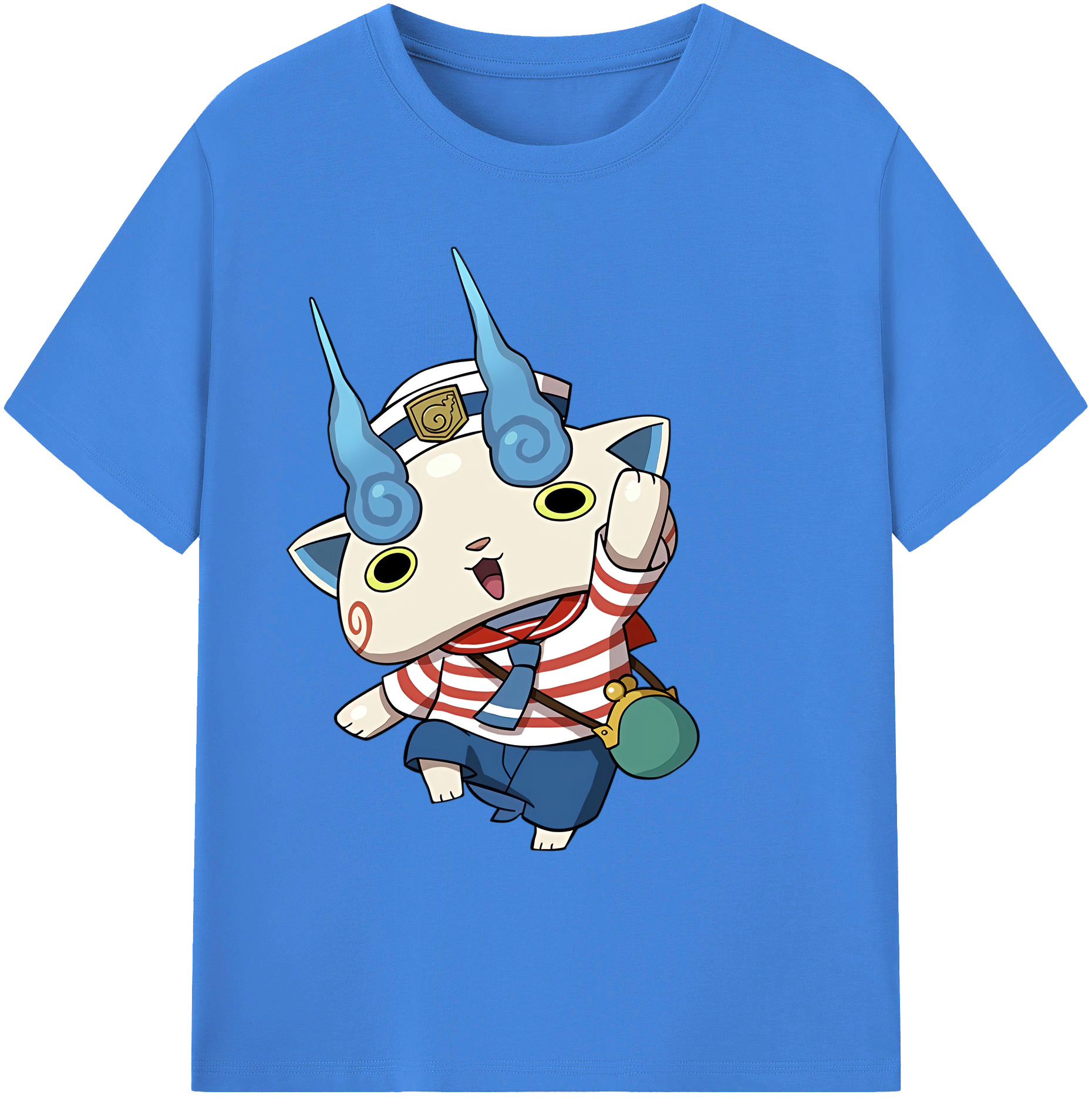 （画像用） 妖怪ウォッチ Yo-kai Watch 綿100％ メンズ半袖Tシャツ｜肌触りやわらか＆通気性