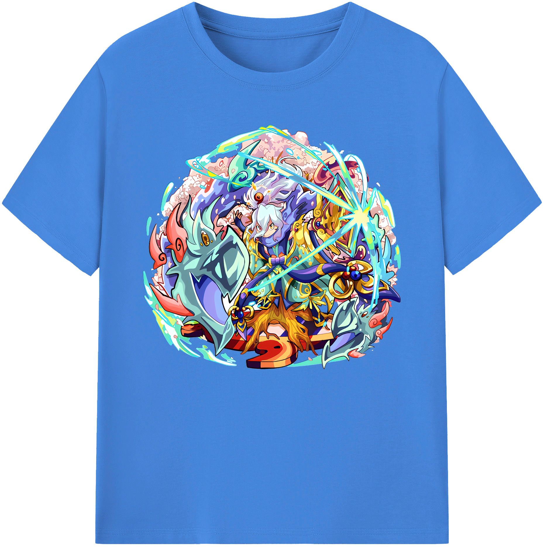 （画像用） 妖怪ウォッチ Yo-kai Watch 綿100％ メンズ半袖Tシャツ｜肌触りやわらか＆通気性
