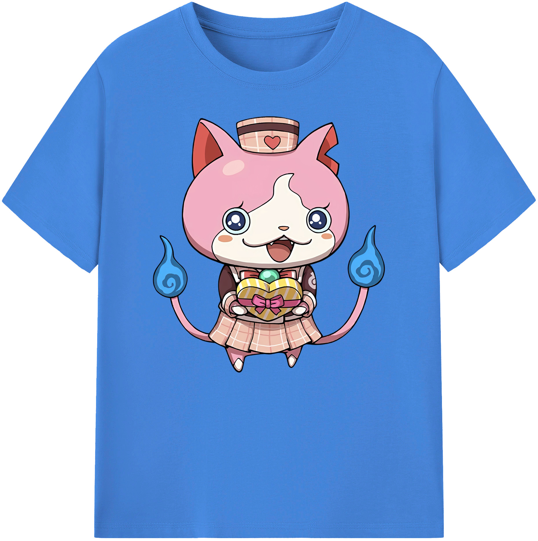（画像用） 妖怪ウォッチ Yo-kai Watch 綿100％ メンズ半袖Tシャツ｜肌触りやわらか＆通気性