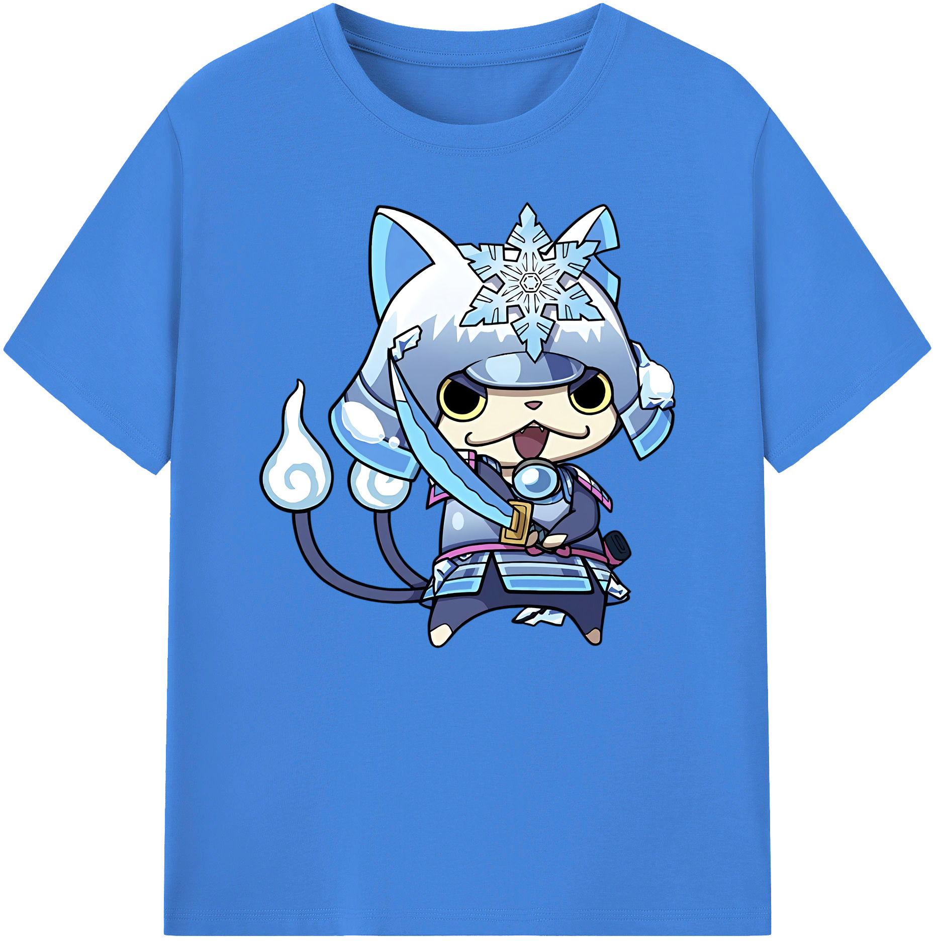 （画像用） 妖怪ウォッチ Yo-kai Watch 綿100％ メンズ半袖Tシャツ｜肌触りやわらか＆通気性