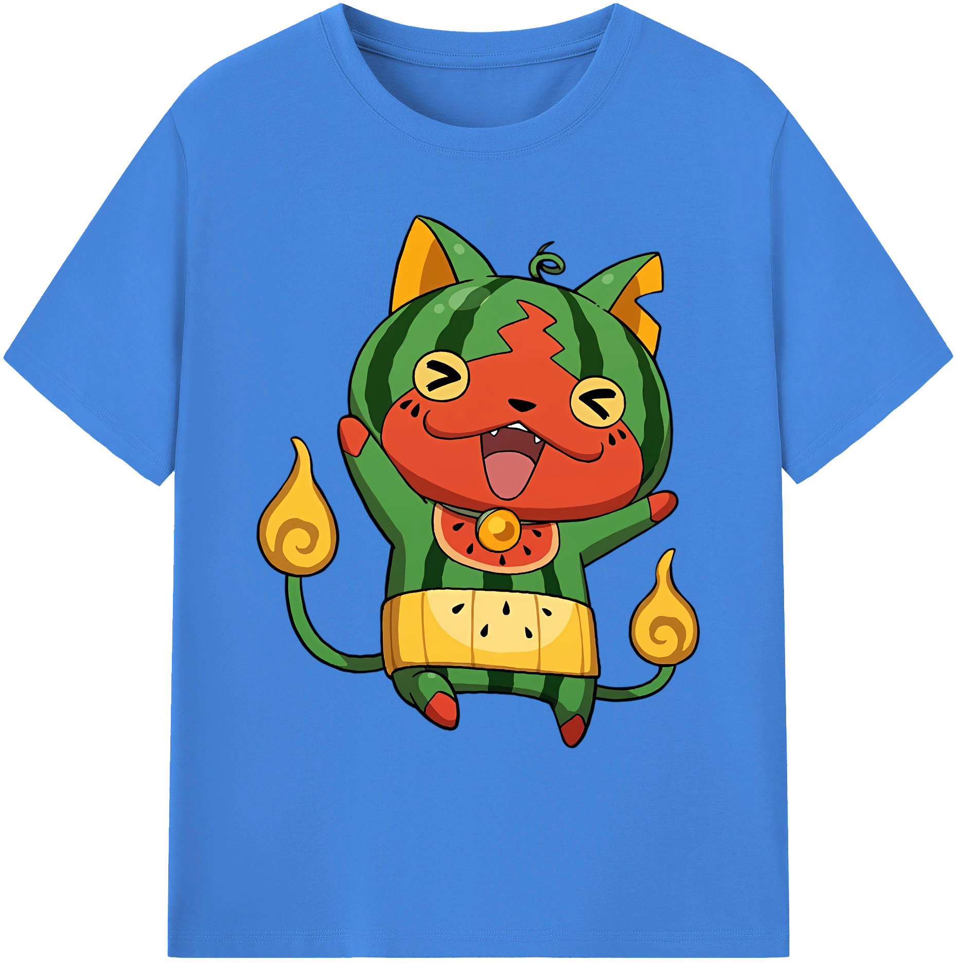 （画像用） 妖怪ウォッチ Yo-kai Watch 綿100％ メンズ半袖Tシャツ｜肌触りやわらか＆通気性