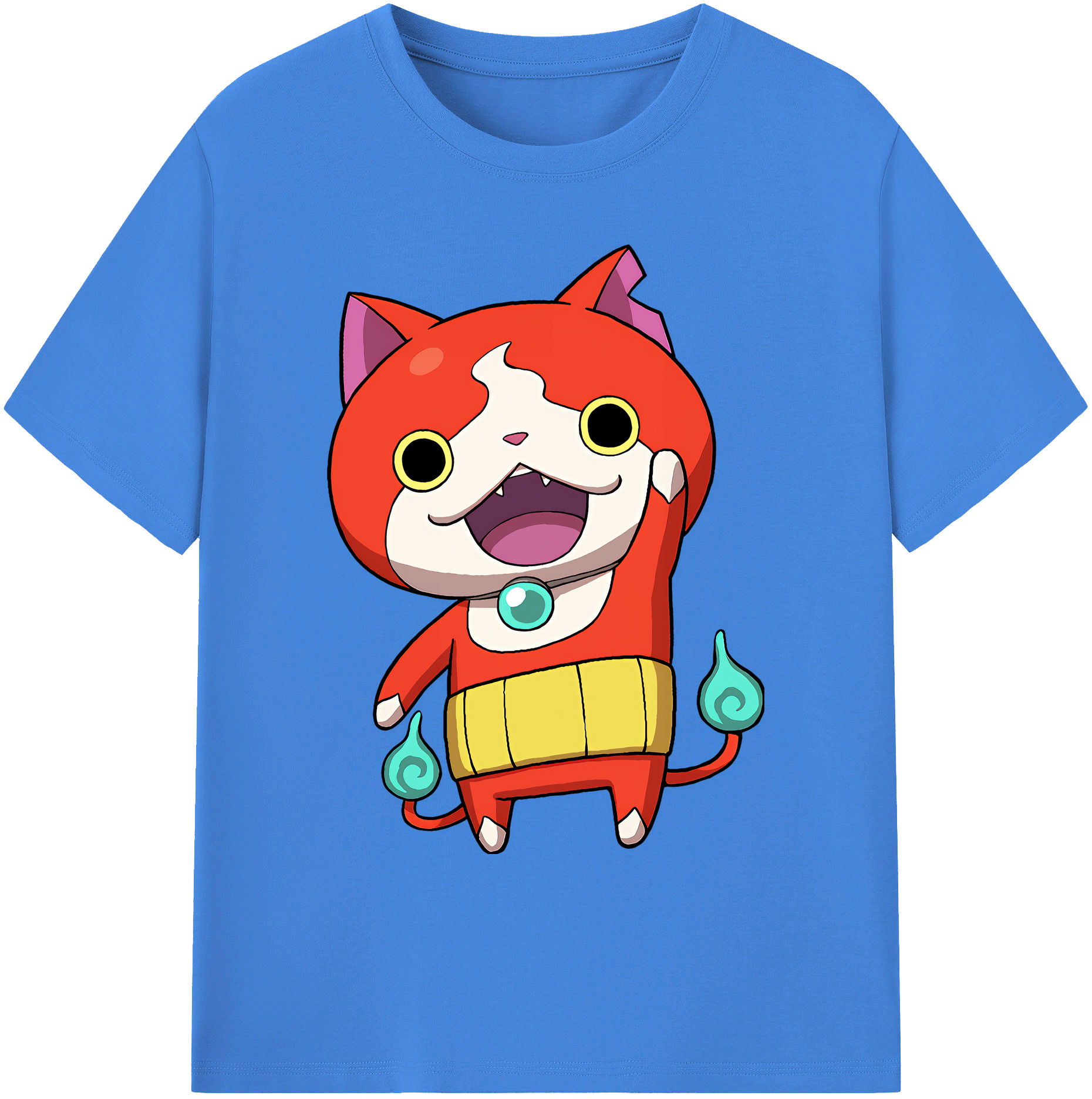 （画像用） 妖怪ウォッチ Yo-kai Watch 綿100％ メンズ半袖Tシャツ｜肌触りやわらか＆通気性
