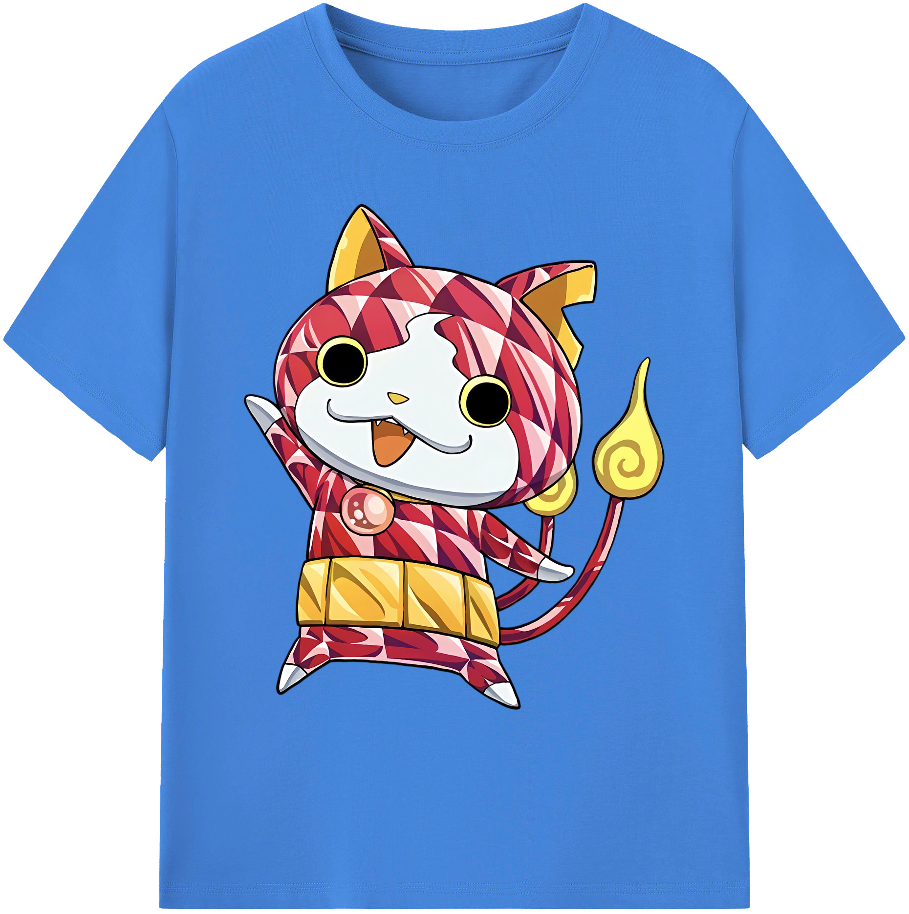 （画像用） 妖怪ウォッチ Yo-kai Watch 綿100％ メンズ半袖Tシャツ｜肌触りやわらか＆通気性