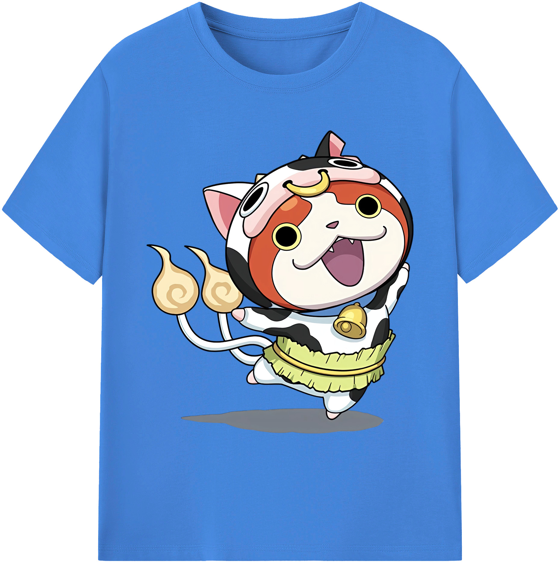 （画像用） 妖怪ウォッチ Yo-kai Watch 綿100％ メンズ半袖Tシャツ｜肌触りやわらか＆通気性
