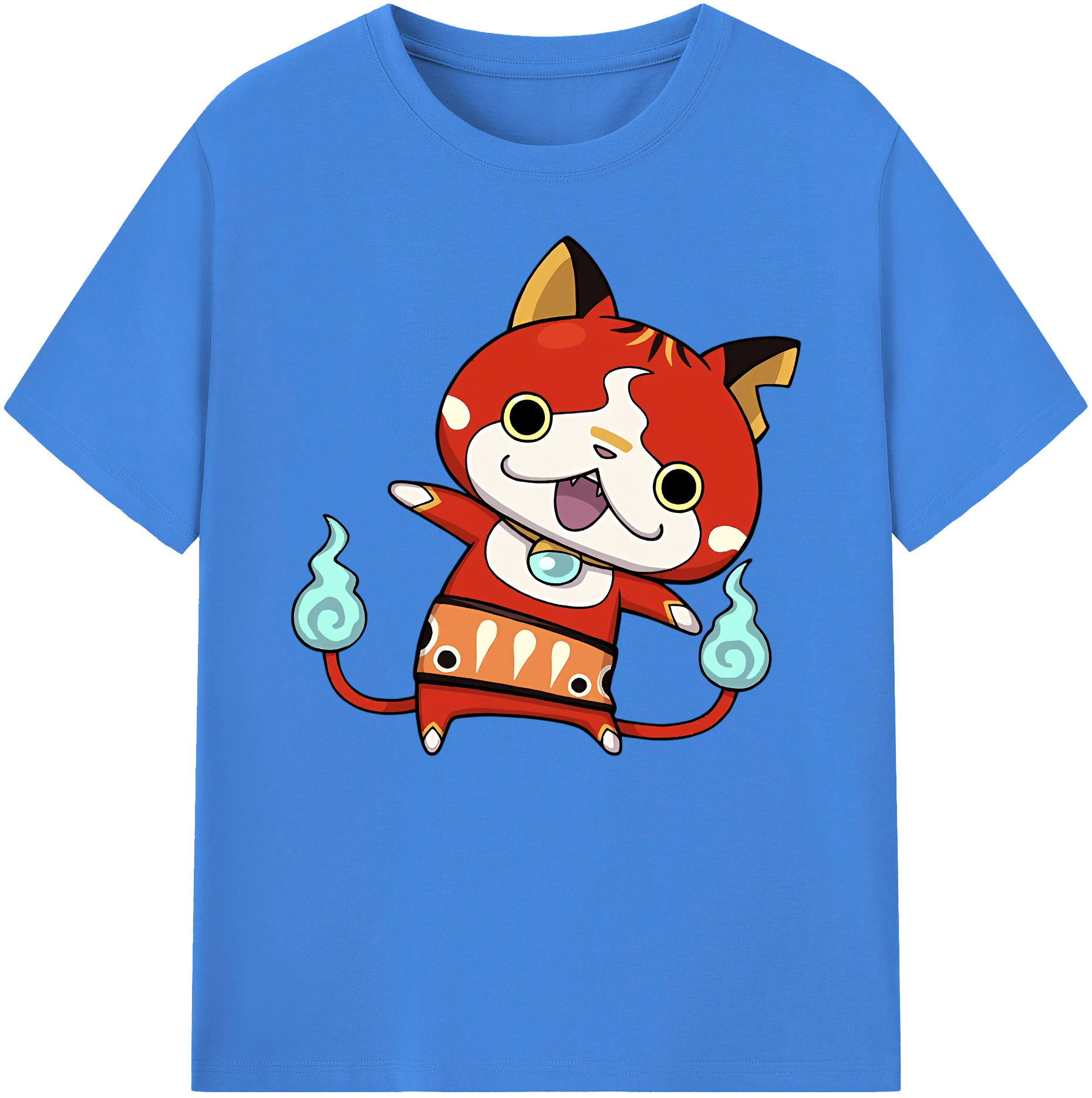 （画像用） 妖怪ウォッチ Yo-kai Watch 綿100％ メンズ半袖Tシャツ｜肌触りやわらか＆通気性