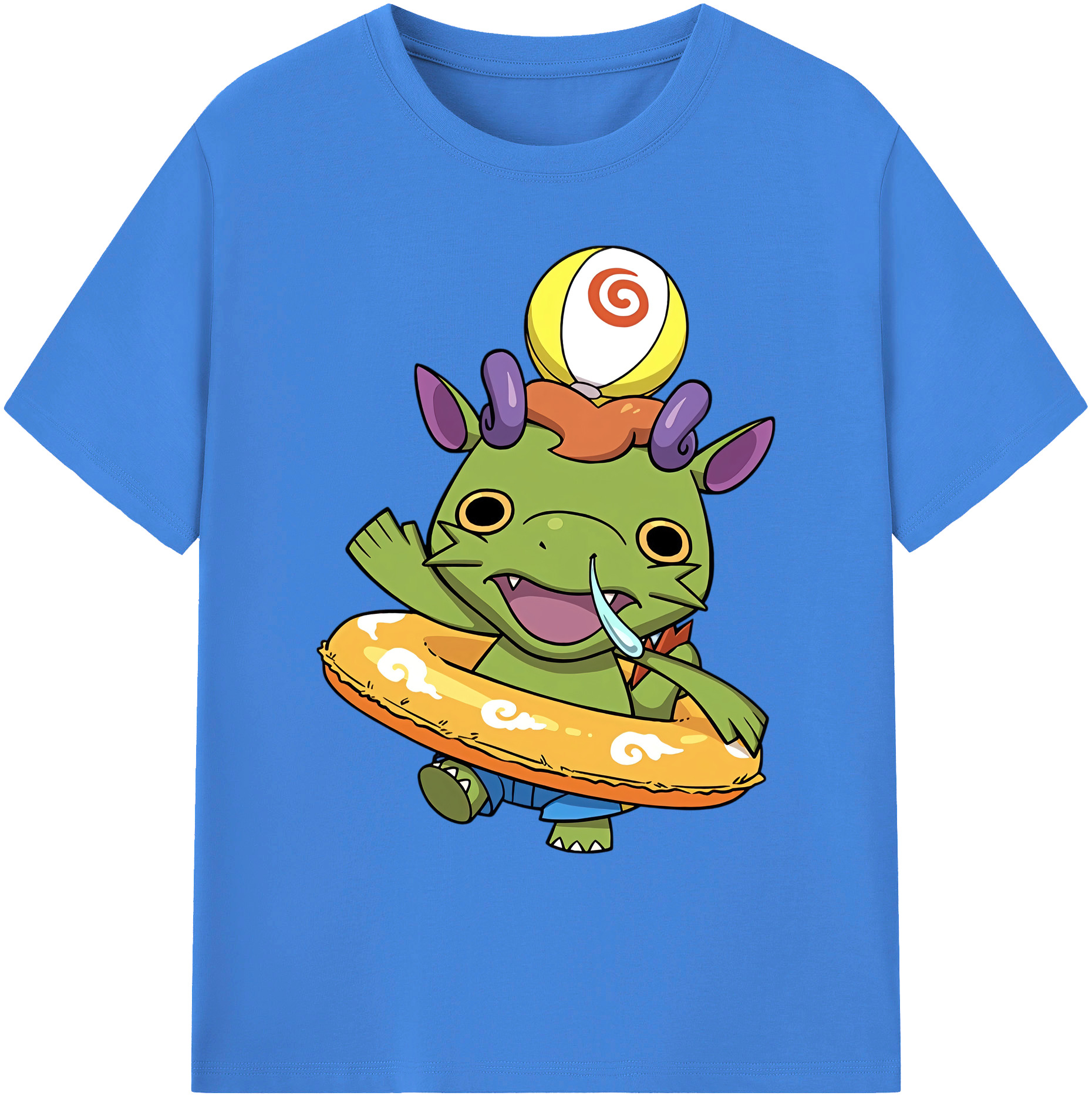 （画像用） 妖怪ウォッチ Yo-kai Watch 綿100％ メンズ半袖Tシャツ｜肌触りやわらか＆通気性