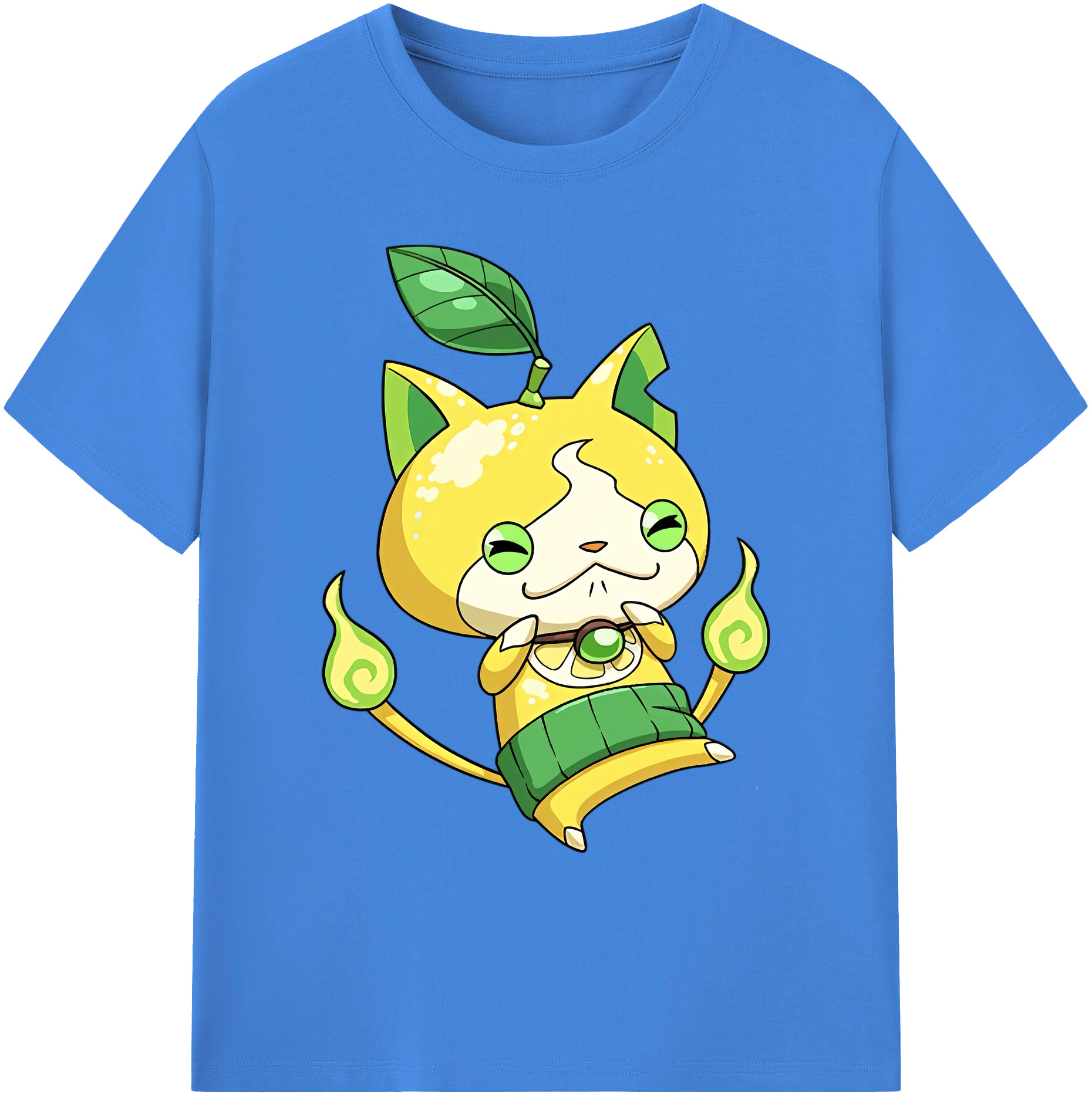 （画像用） 妖怪ウォッチ Yo-kai Watch 綿100％ メンズ半袖Tシャツ｜肌触りやわらか＆通気性