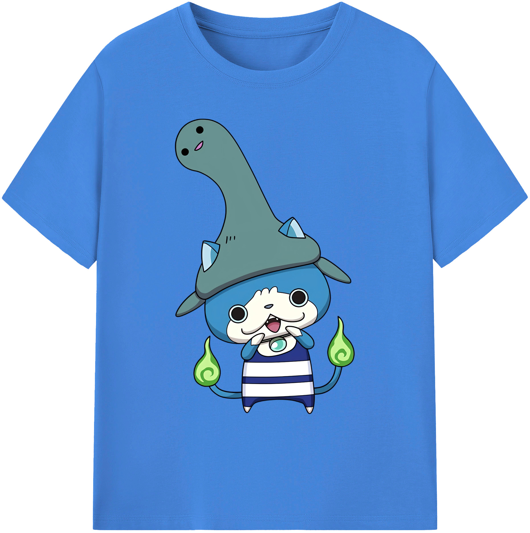 （画像用） 妖怪ウォッチ Yo-kai Watch 綿100％ メンズ半袖Tシャツ｜肌触りやわらか＆通気性