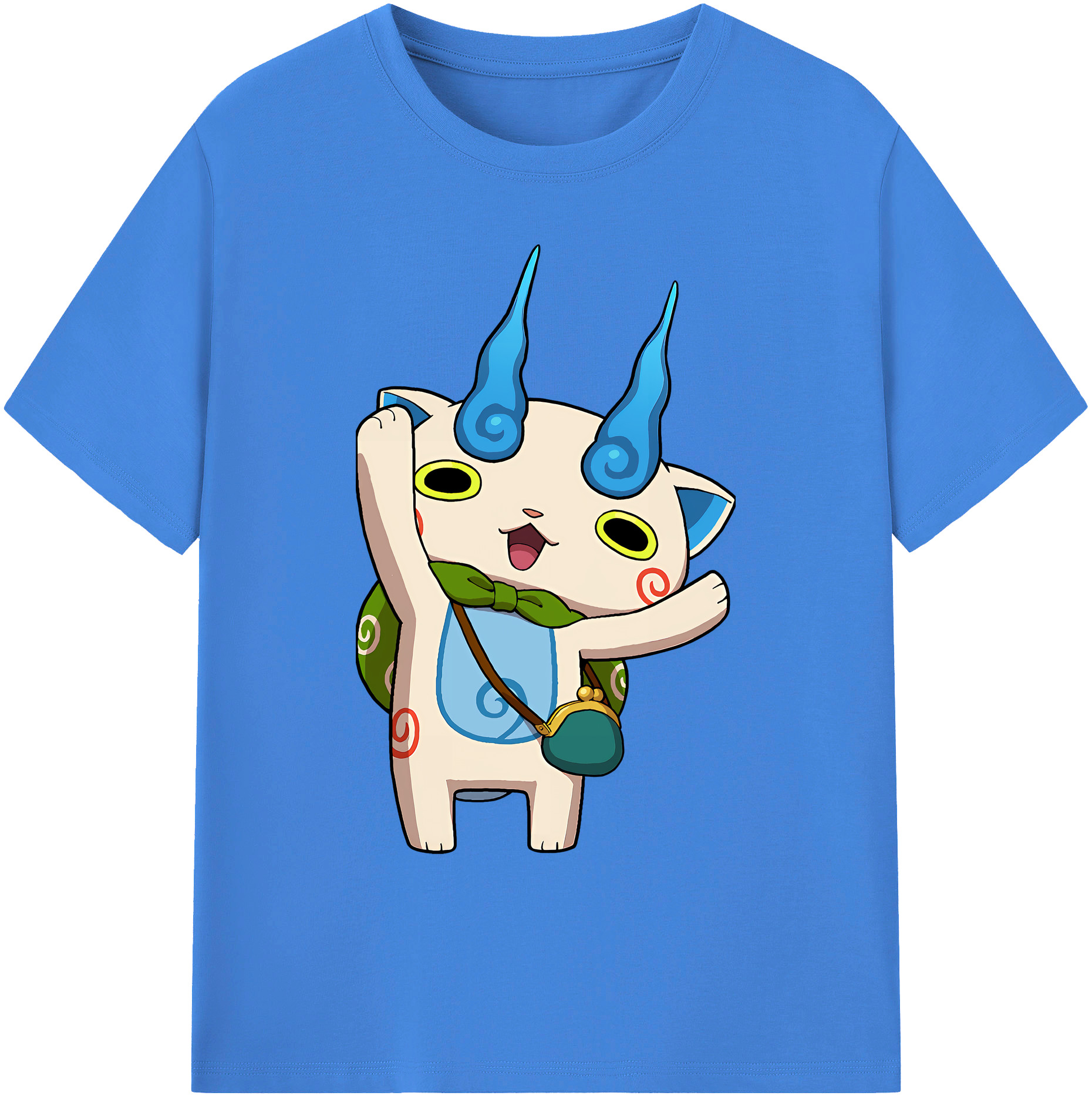 （画像用） 妖怪ウォッチ Yo-kai Watch 綿100％ メンズ半袖Tシャツ｜肌触りやわらか＆通気性