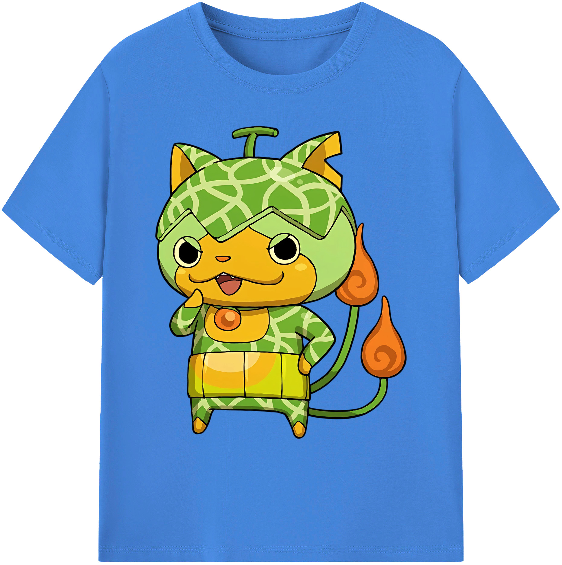 （画像用） 妖怪ウォッチ Yo-kai Watch 綿100％ メンズ半袖Tシャツ｜肌触りやわらか＆通気性