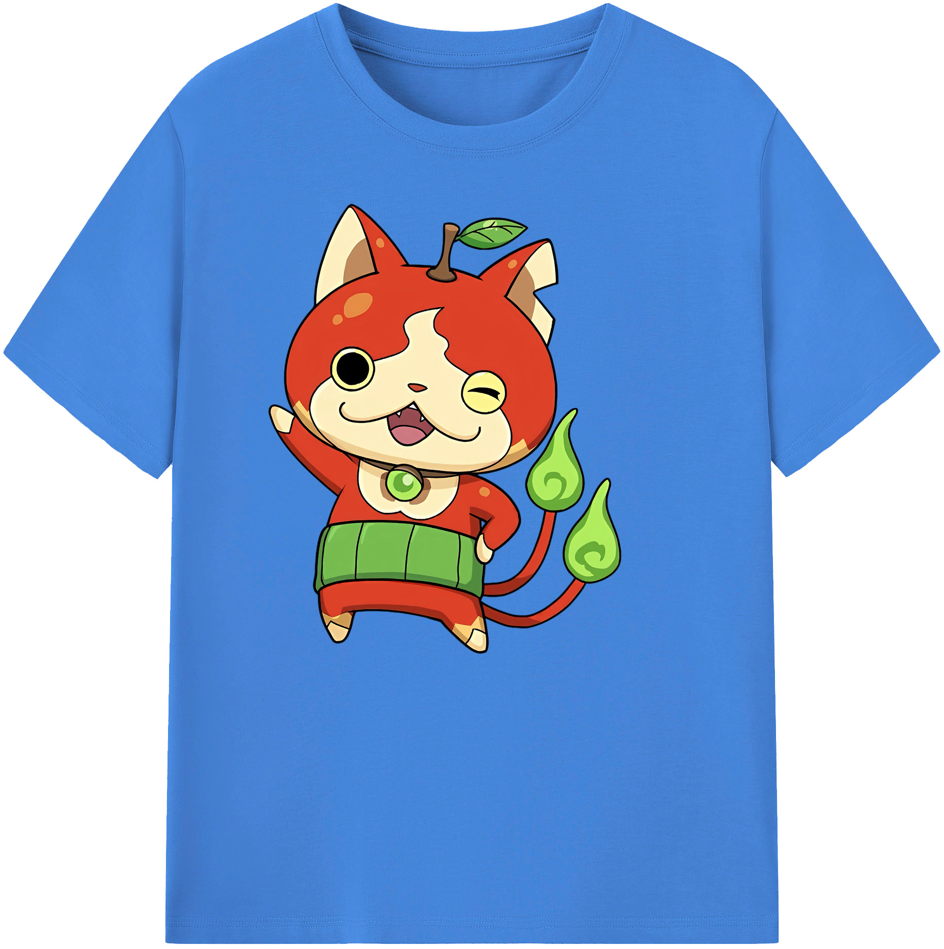 （画像用） 妖怪ウォッチ Yo-kai Watch 綿100％ メンズ半袖Tシャツ｜肌触りやわらか＆通気性
