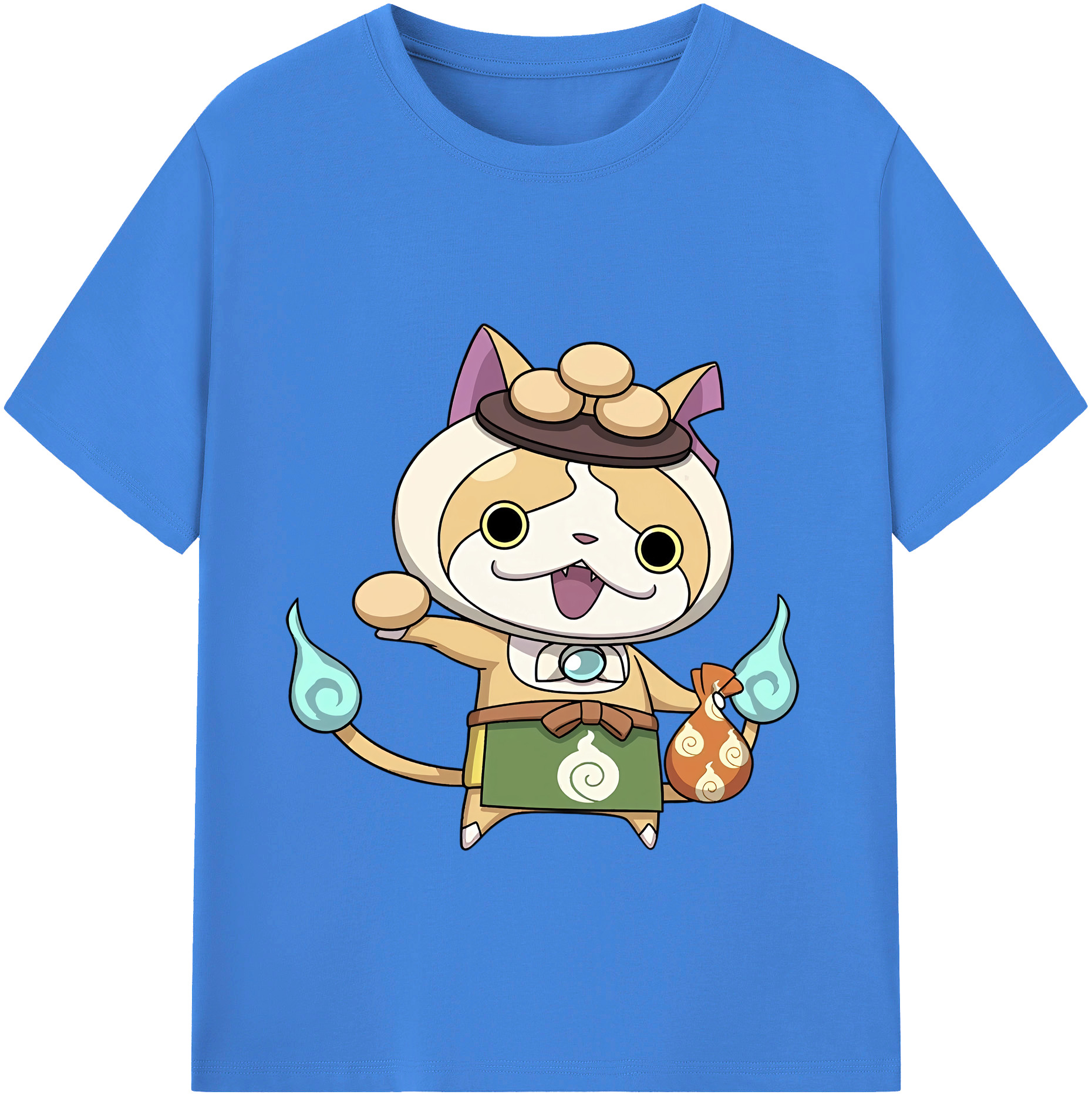 （画像用） 妖怪ウォッチ Yo-kai Watch 綿100％ メンズ半袖Tシャツ｜肌触りやわらか＆通気性