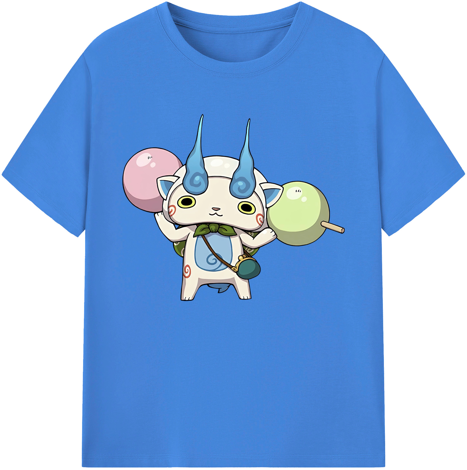 （画像用） 妖怪ウォッチ Yo-kai Watch 綿100％ メンズ半袖Tシャツ｜肌触りやわらか＆通気性