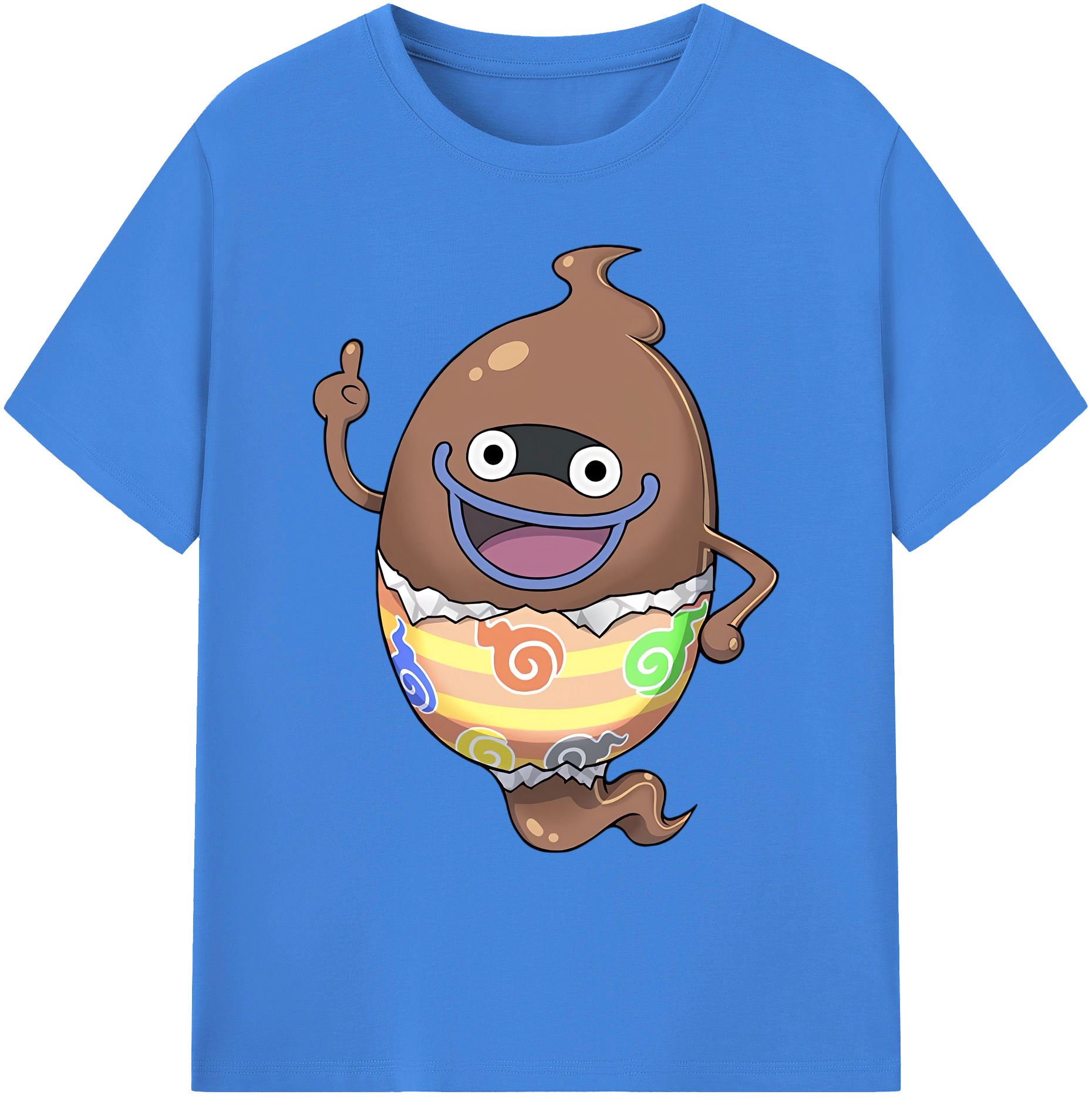 （画像用） 妖怪ウォッチ Yo-kai Watch 綿100％ メンズ半袖Tシャツ｜肌触りやわらか＆通気性