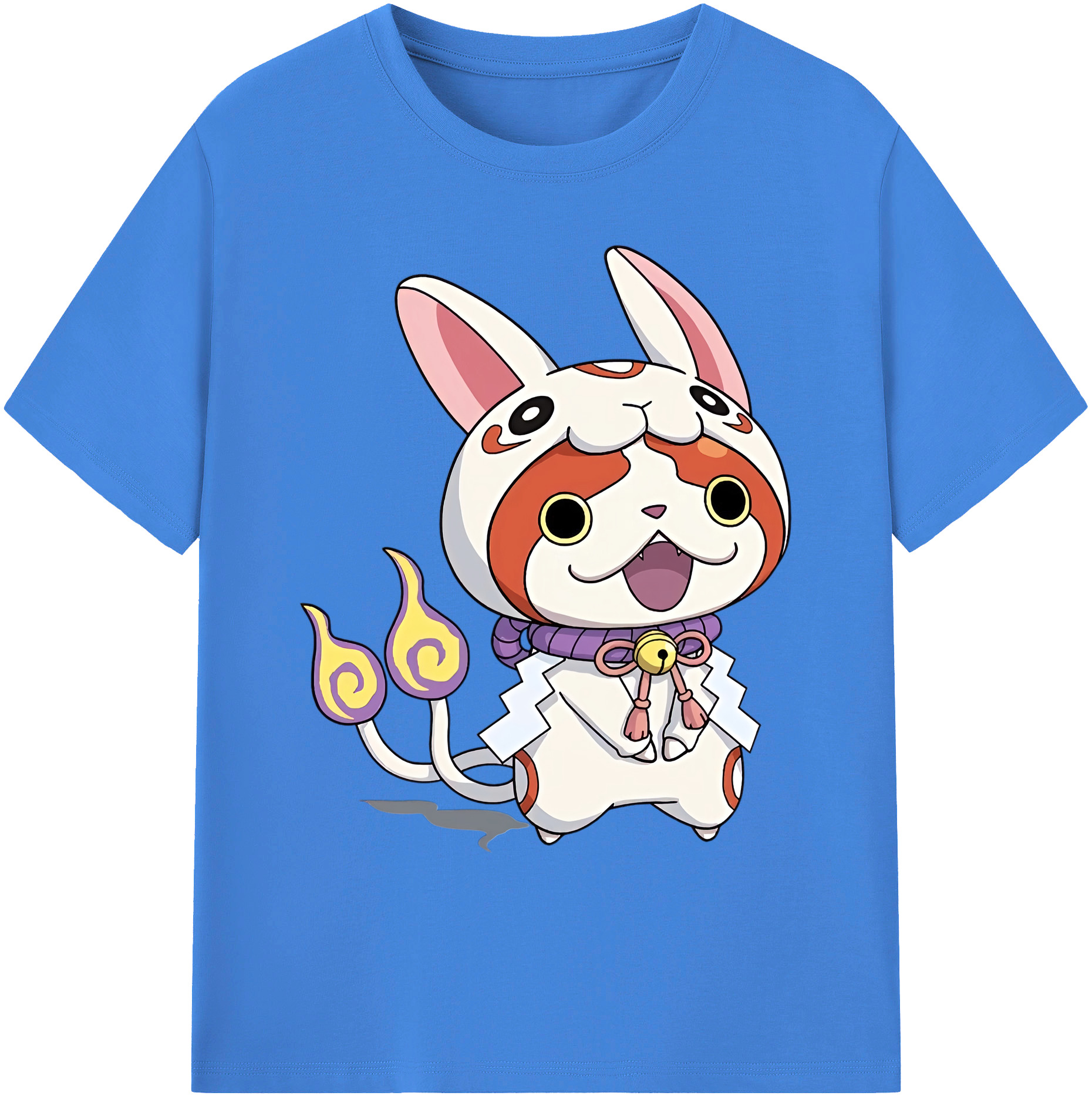 （画像用） 妖怪ウォッチ Yo-kai Watch 綿100％ メンズ半袖Tシャツ｜肌触りやわらか＆通気性