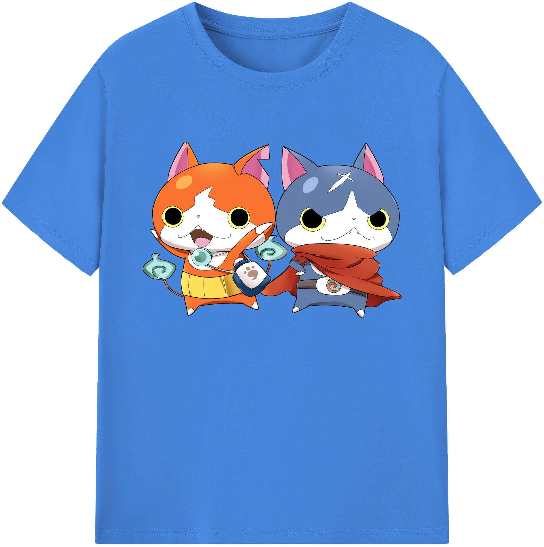 （画像用） 妖怪ウォッチ Yo-kai Watch 綿100％ メンズ半袖Tシャツ｜肌触りやわらか＆通気性