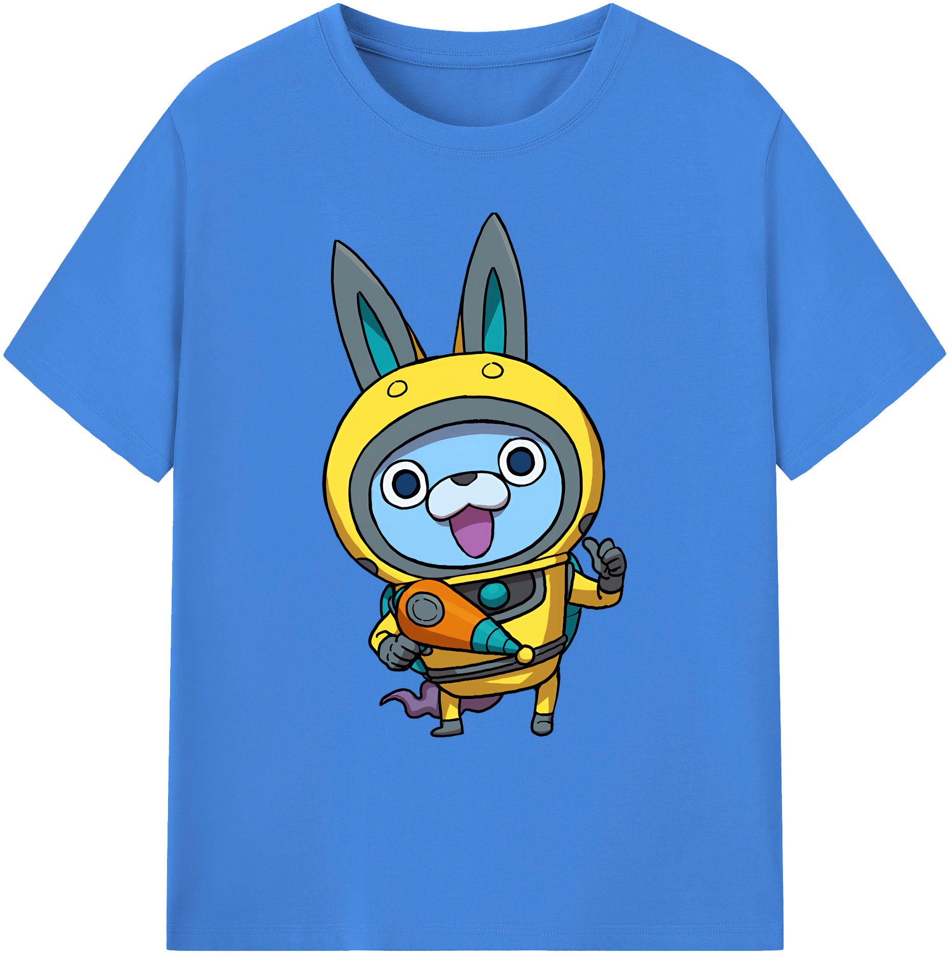 （画像用） 妖怪ウォッチ Yo-kai Watch 綿100％ メンズ半袖Tシャツ｜肌触りやわらか＆通気性