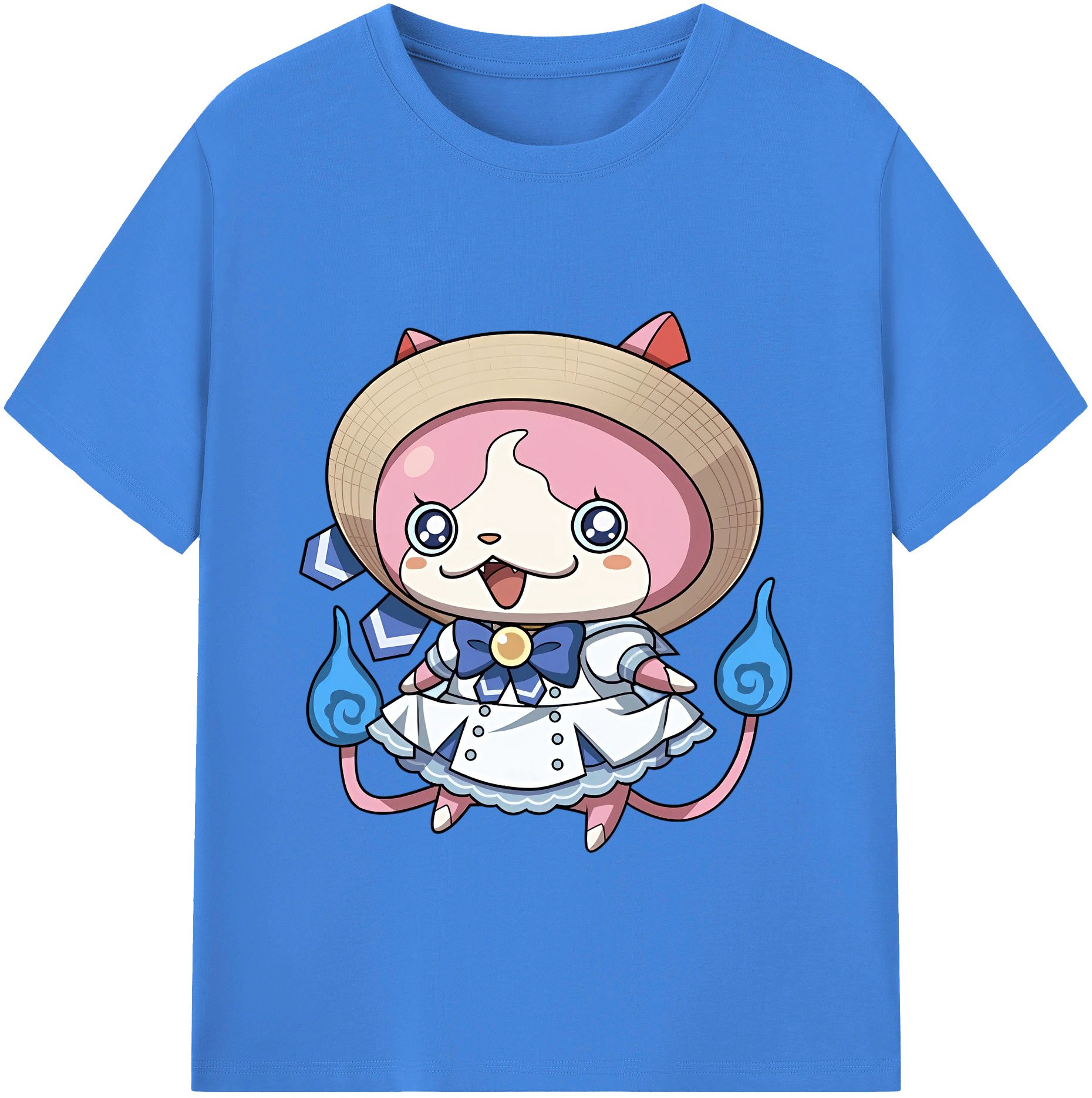 （画像用） 妖怪ウォッチ Yo-kai Watch 綿100％ メンズ半袖Tシャツ｜肌触りやわらか＆通気性
