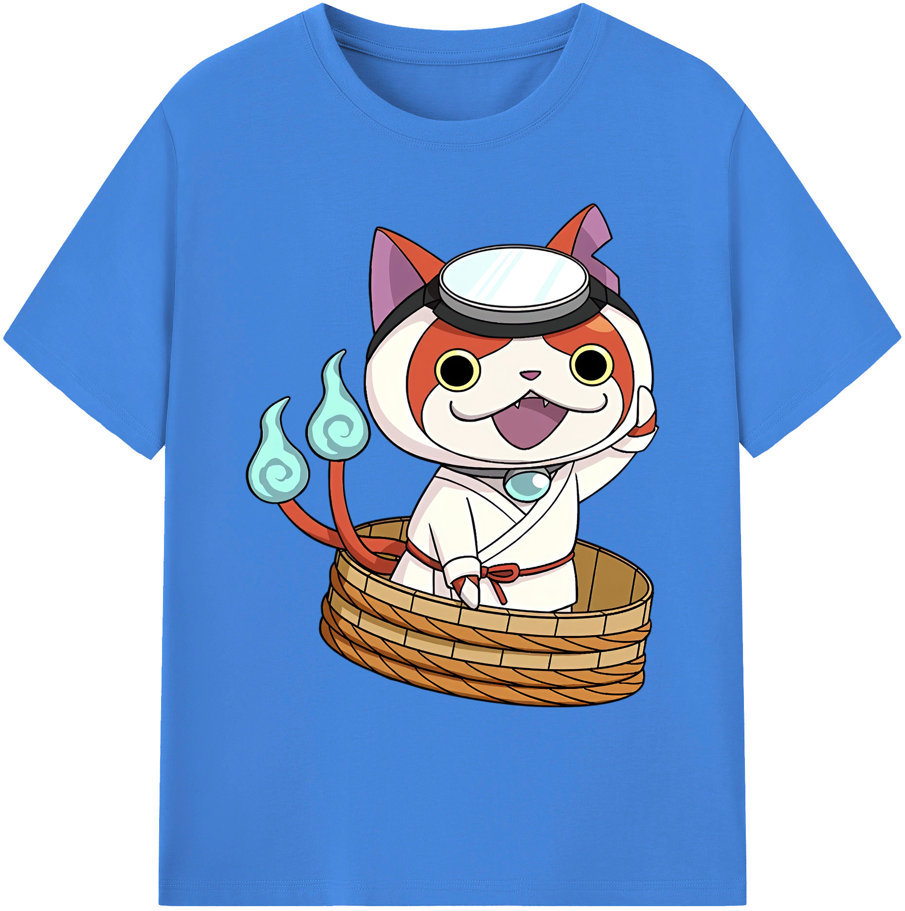 （画像用） 妖怪ウォッチ Yo-kai Watch 綿100％ メンズ半袖Tシャツ｜肌触りやわらか＆通気性
