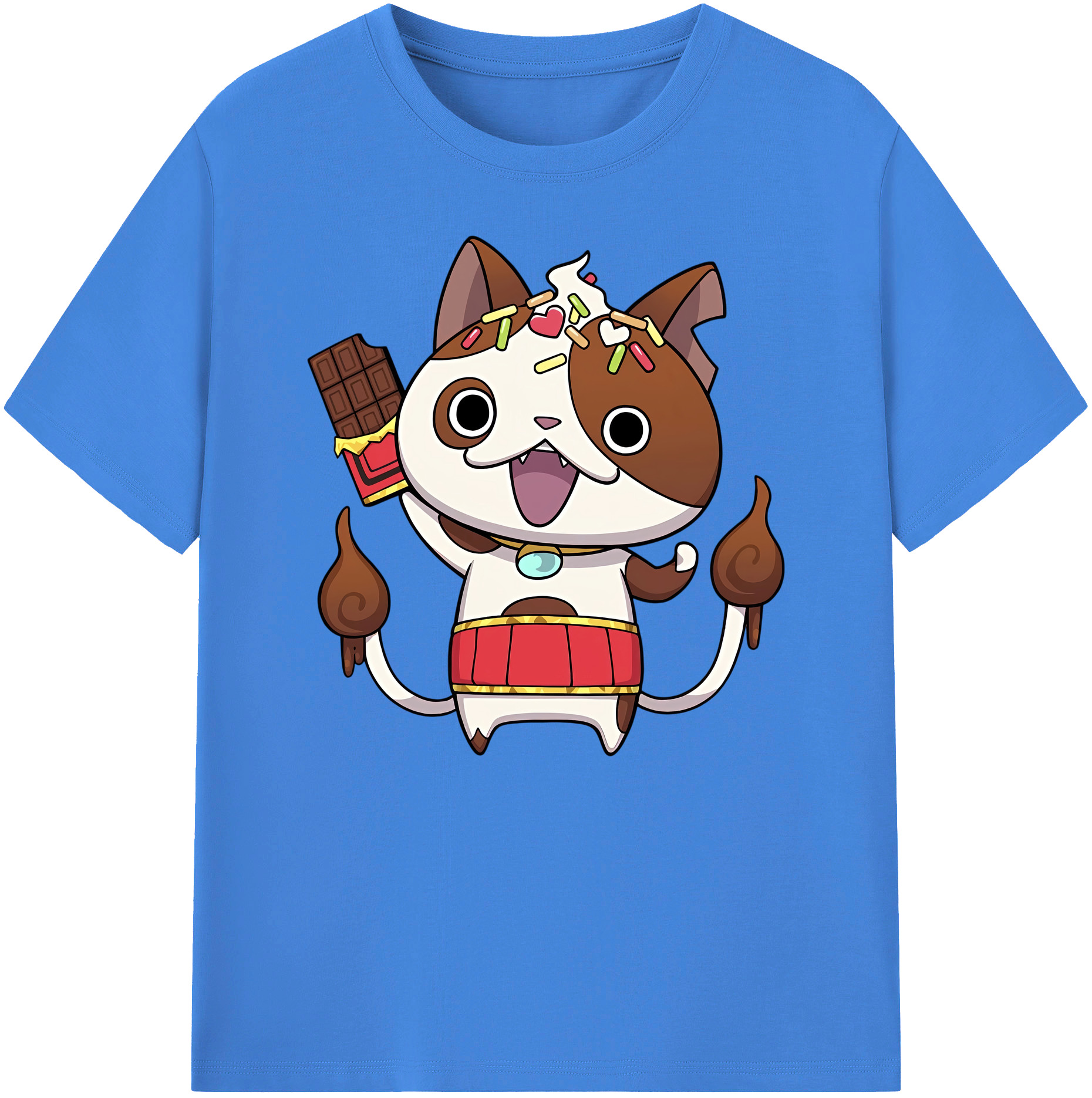 （画像用） 妖怪ウォッチ Yo-kai Watch 綿100％ メンズ半袖Tシャツ｜肌触りやわらか＆通気性