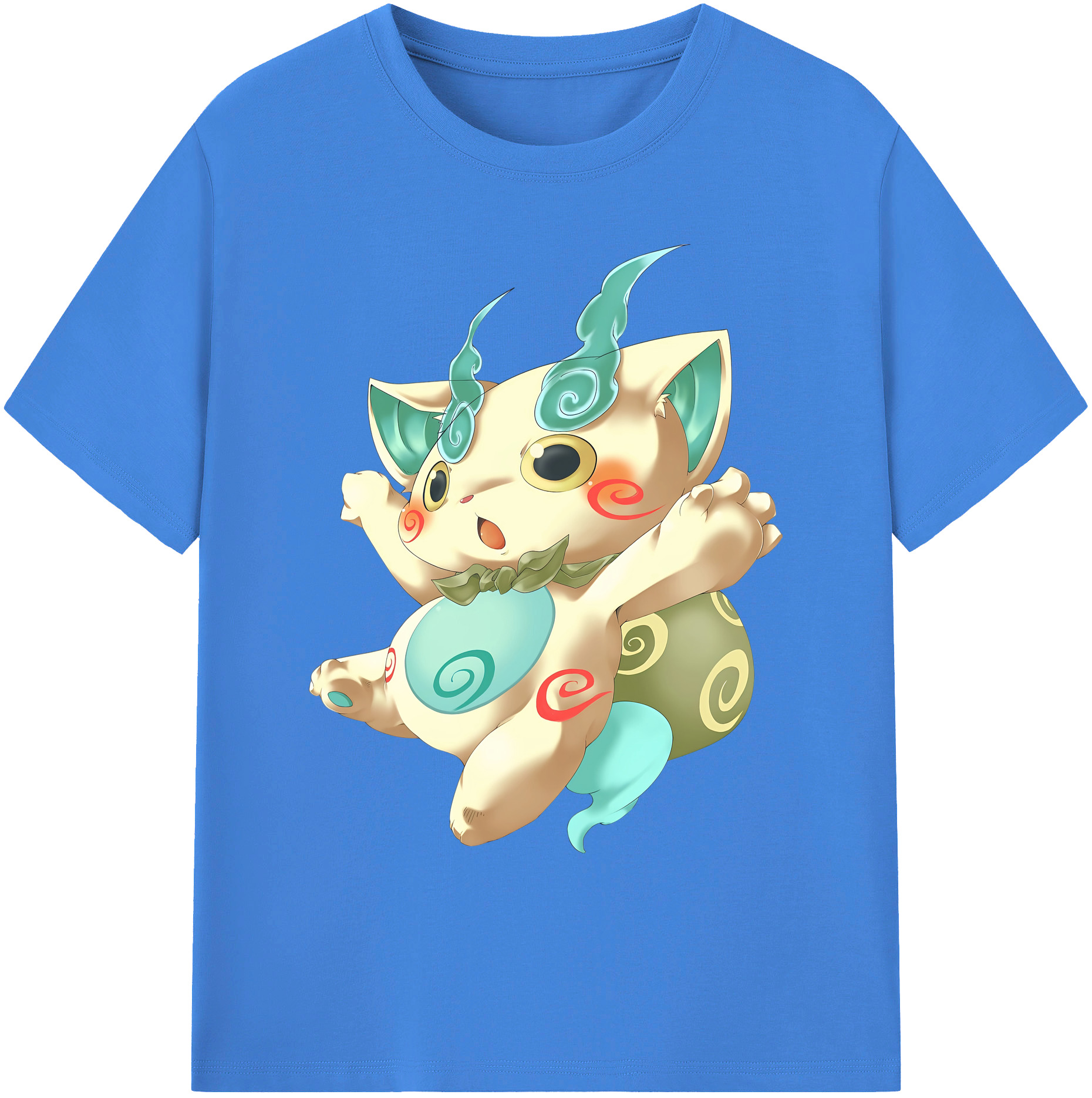 （画像用） 妖怪ウォッチ Yo-kai Watch 綿100％ メンズ半袖Tシャツ｜肌触りやわらか＆通気性